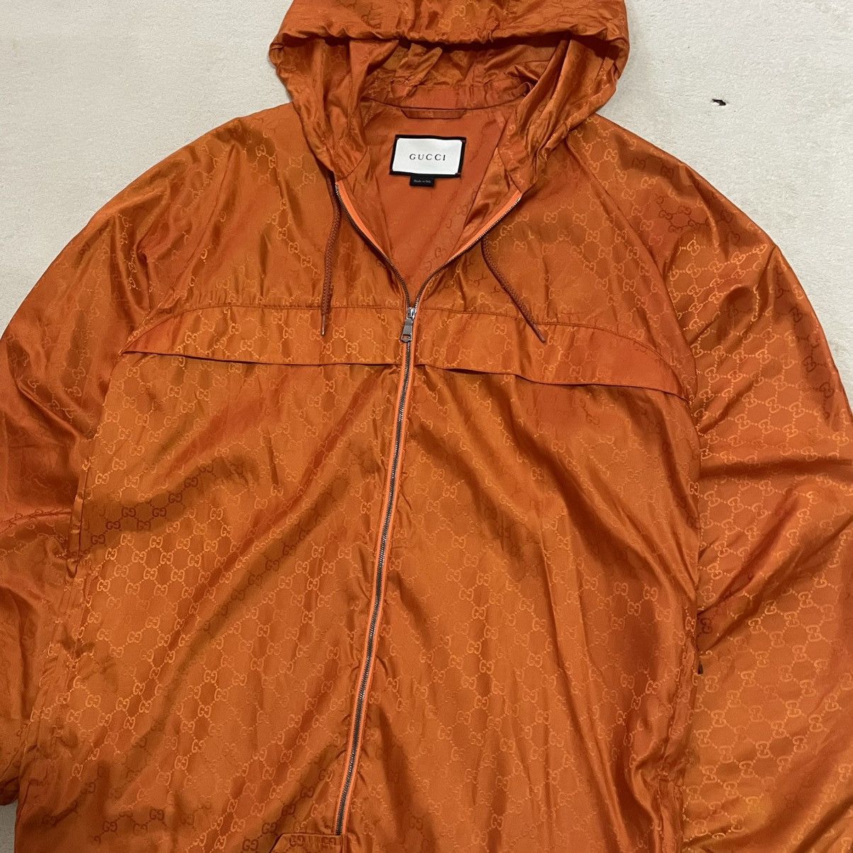 Gucci Gucci GG Monogram Orange Rare Light Jacket Luxury rap y2k Size US M / EU 48-50 / 2 - 2 Thumbnail