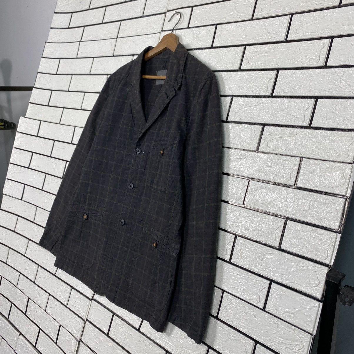 Japanese Brand 📌Vintage Chore Work Jacket Rattle Trap Tartan Issey Miyake Size US M / EU 48-50 / 2 - 3 Thumbnail