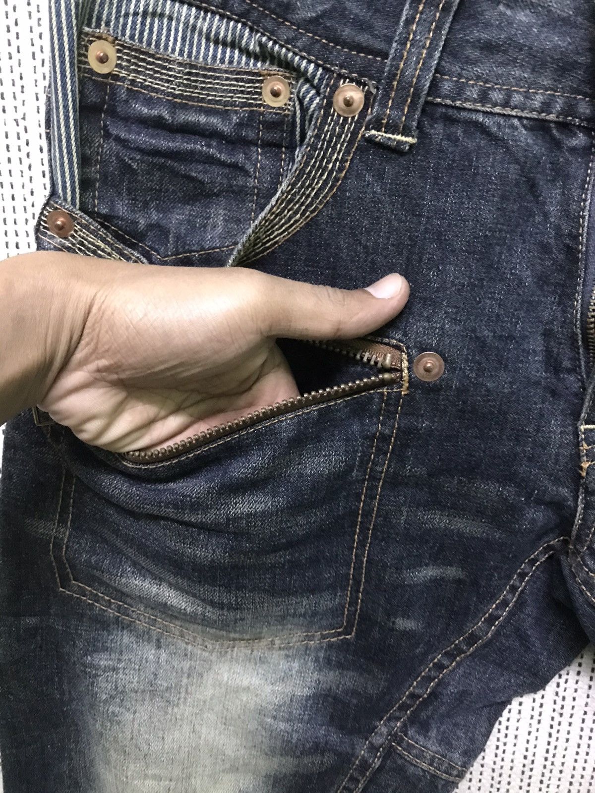 Japanese Brand Very rare‼️punk japanese brand rare design Size US 32 / EU 48 - 7 Thumbnail