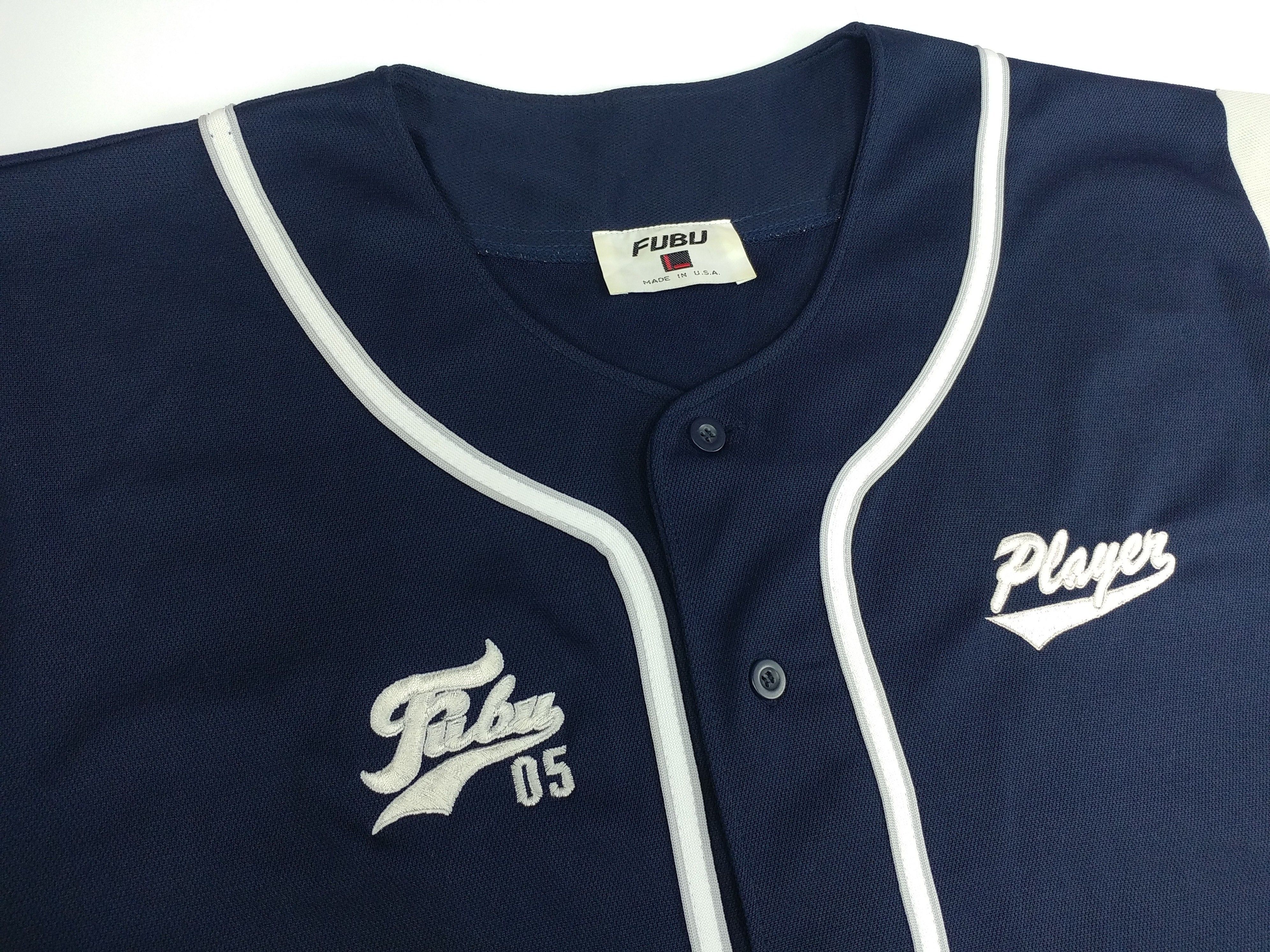 Fubu FUBU jersey, gray, vintage hip hop t-shirt, 90s hip hop XL Size US XL / EU 56 / 4 - 9 Thumbnail