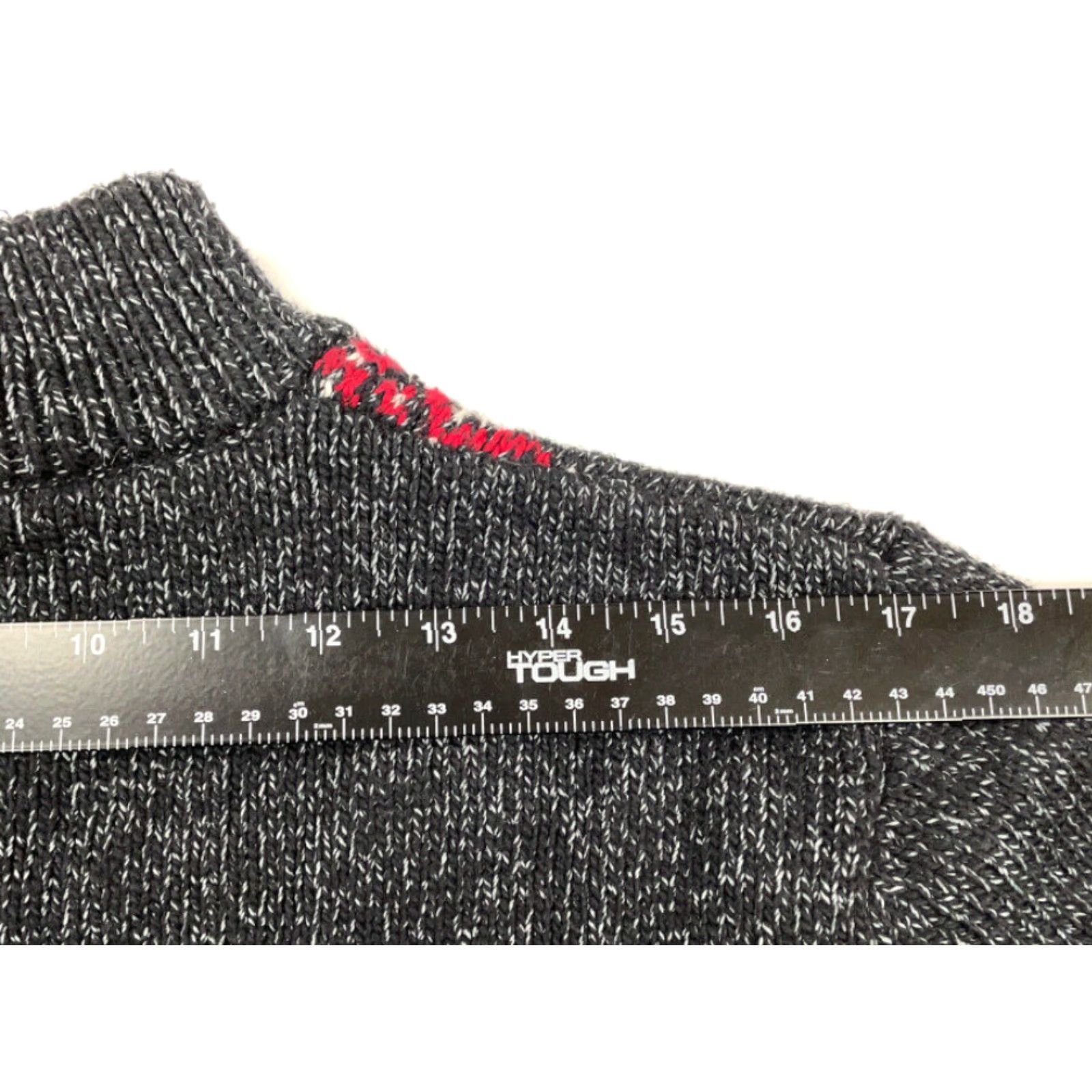 Chaps Ski Lodge Marled Gray Fair Isle High Neck Sweater Adult XL Geometric Chaps Mens Knit Henley 90s Ski Casual Heavyweight Size US XL / EU 56 / 4 - 7 Thumbnail