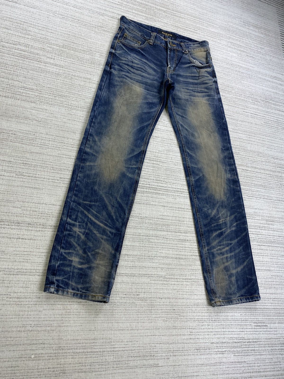 If Six Was Nine × Le Grande Bleu (L.G.B.) × Vintage Vintage Kesson Jeans Distressed Denim Pants Size US 30 / EU 46 - 3 Thumbnail