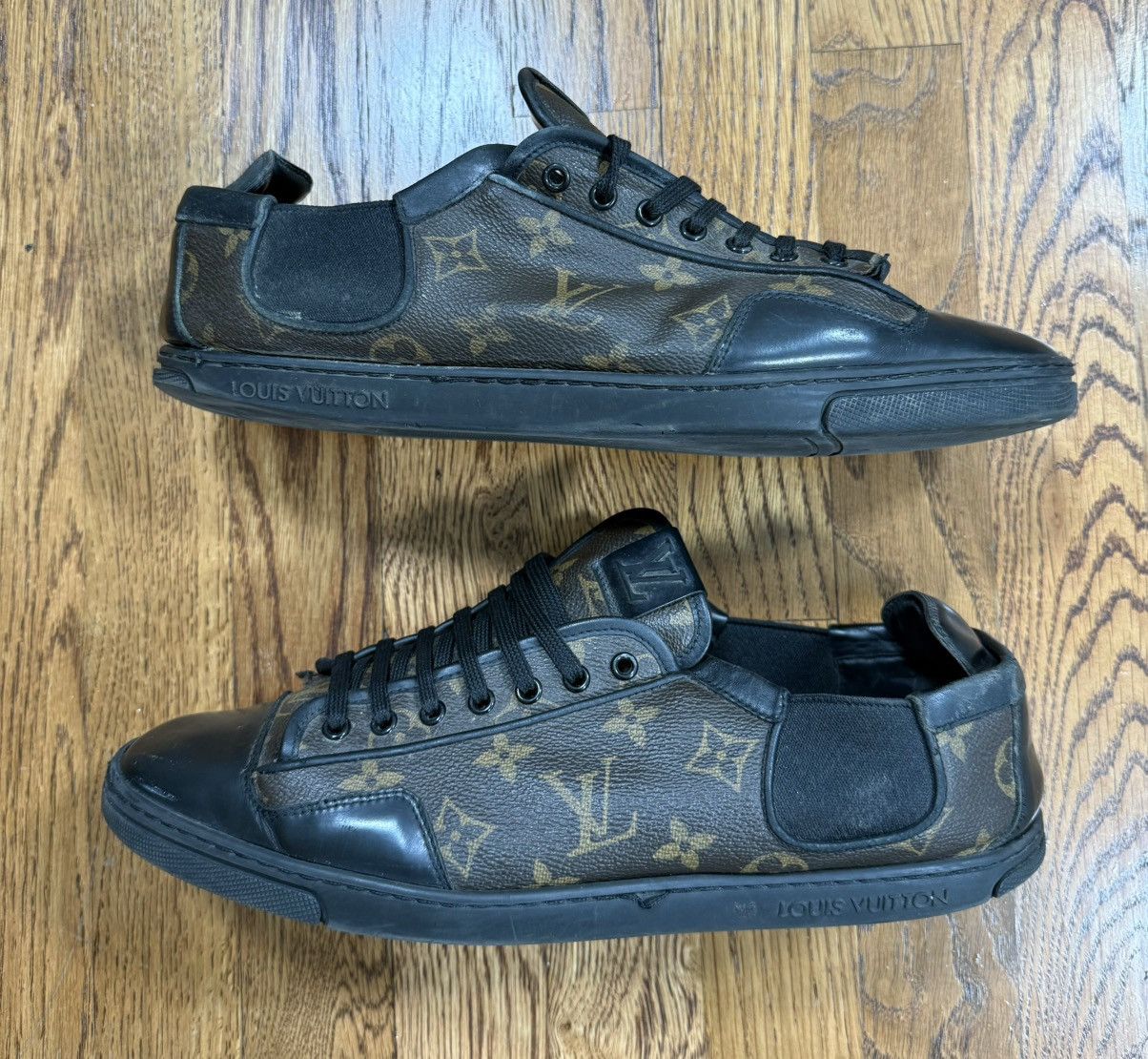 Louis Vuitton Louis Vuitton Calfskin Monogram Slalom Sneakers Leather Size US 9.5 / EU 42-43 - 2 Thumbnail