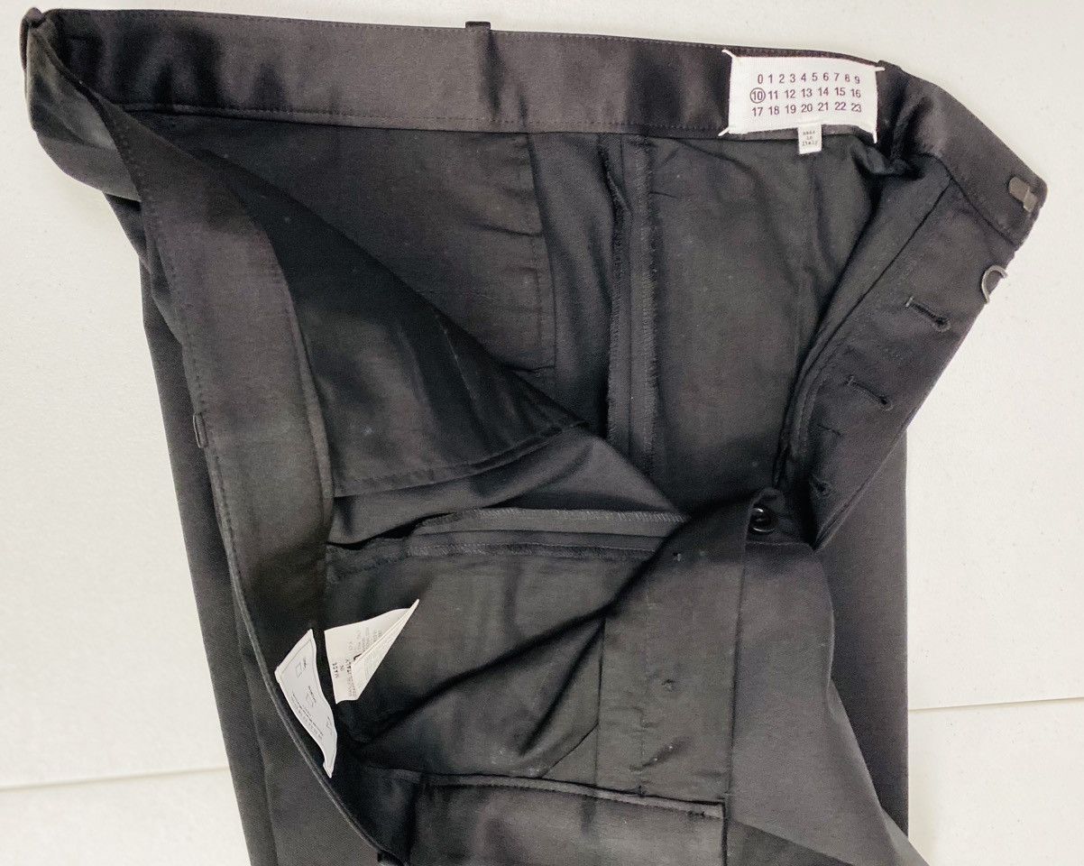 Maison Margiela Maison Margiela 🇮🇹 Black Wool Shawl Lapel 2-btn Tux 50R NWT Size 40R - 13 Thumbnail