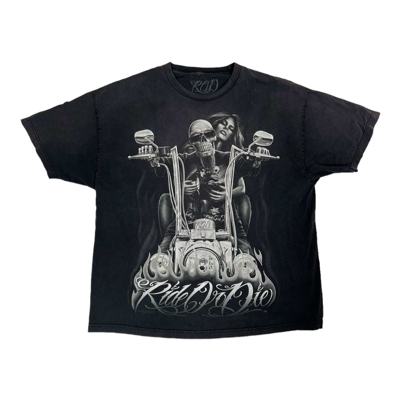 Other Vintage Ride or Die My Old Lady Motorcycle David Gonzales T- Size US XXL / EU 58 / 5 - 1 Thumbnail