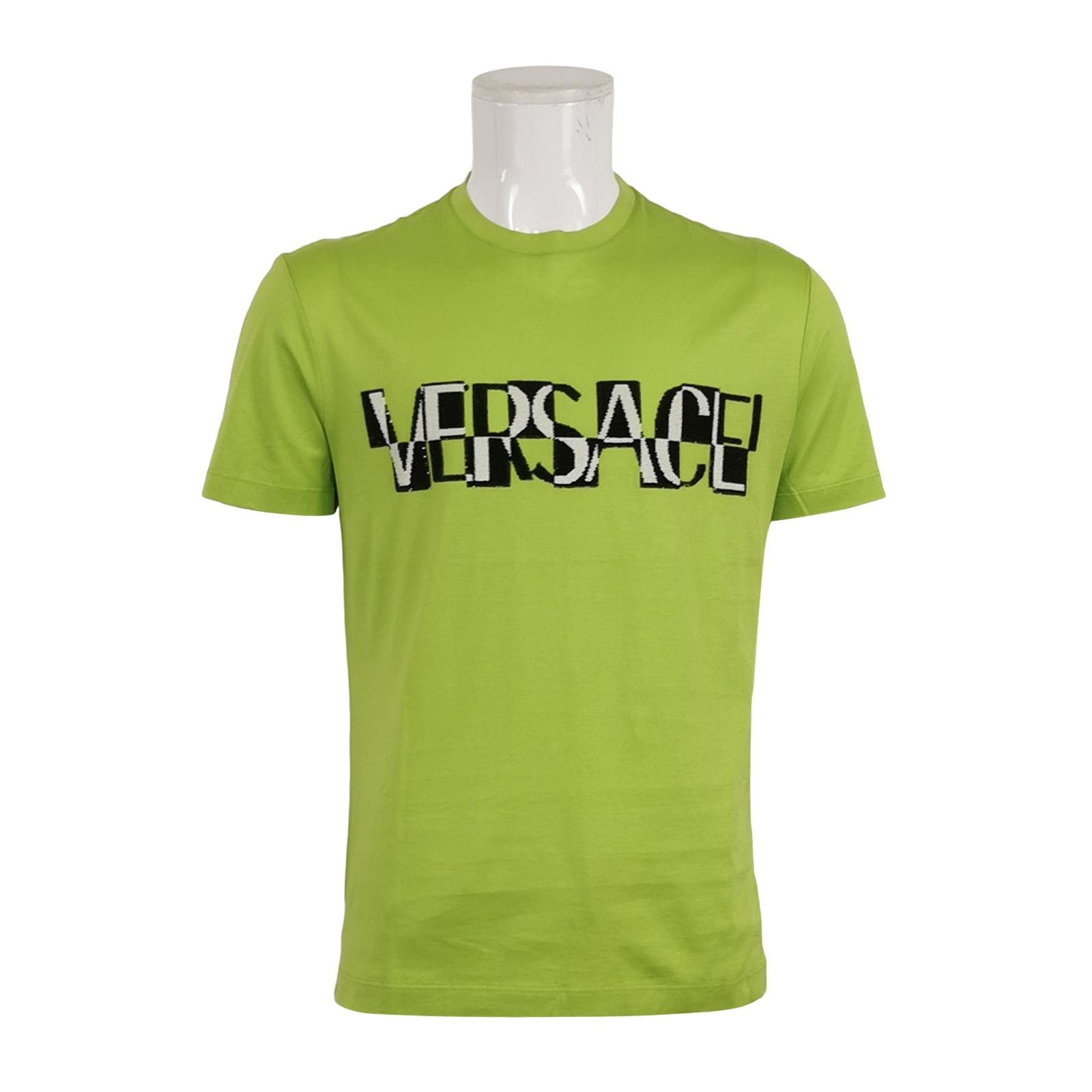 Versace Versace Green Logo T-Shirt M Size US M / EU 48-50 / 2 - 1 Thumbnail