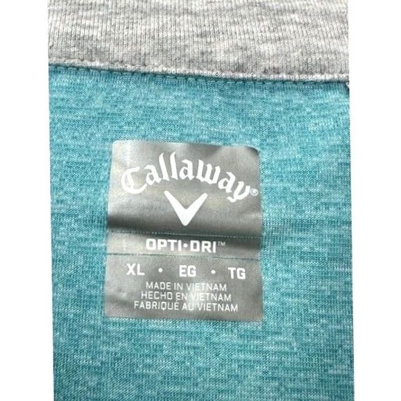 Callaway Callaway Polo Golf Shirt Men XL Opti-Dri Blue Short Sleeve Rugby NEW Size US XL / EU 56 / 4 - 3 Thumbnail