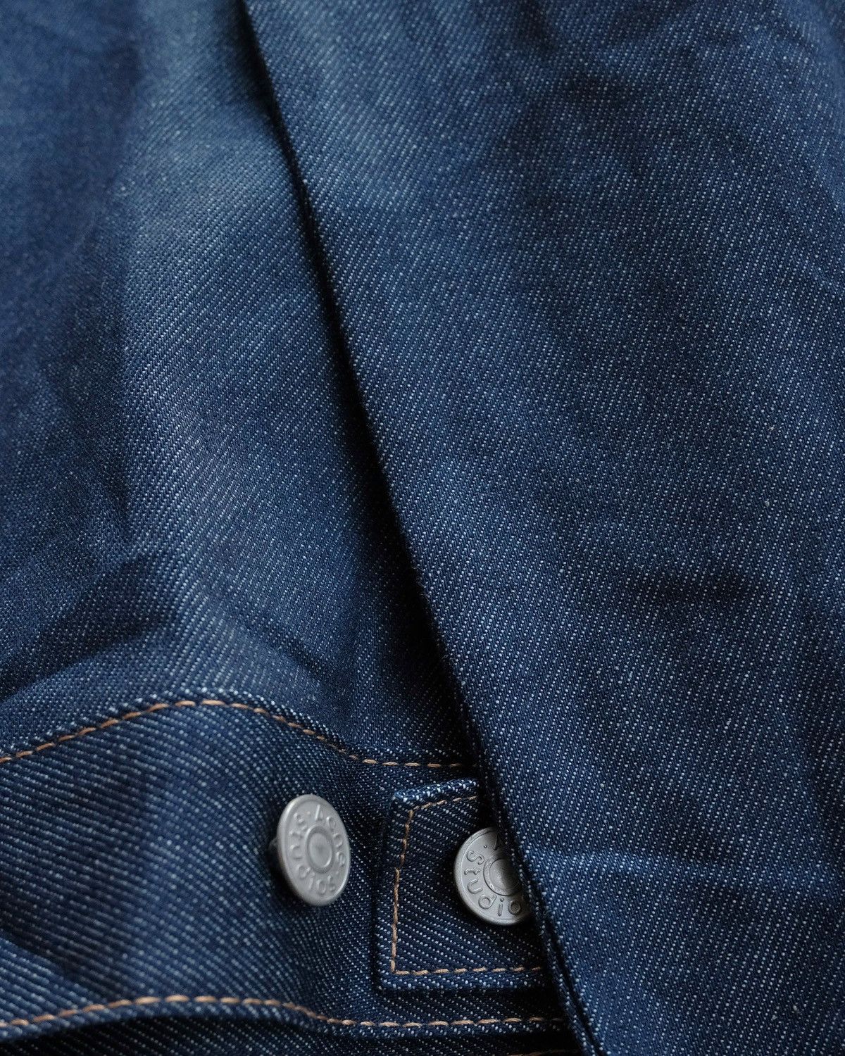 Acne Studios Acne Studios Boxy Denim Jacket-Indigo Blue Size US L / EU 52-54 / 3 - 9 Thumbnail