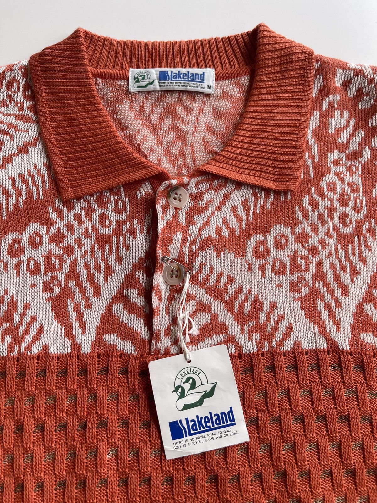 Japanese Brand Vintage Polo Shirt Sweater Knitted Size US M / EU 48-50 / 2 - 5 Thumbnail