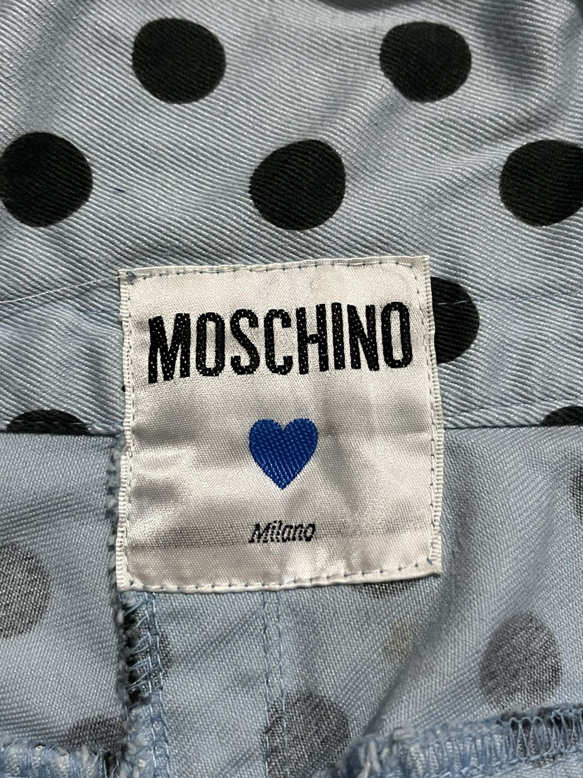 Moschino Moschino Milano Polcadot Mini Skirt Size 24" / US 00 / IT 34 - 6 Thumbnail