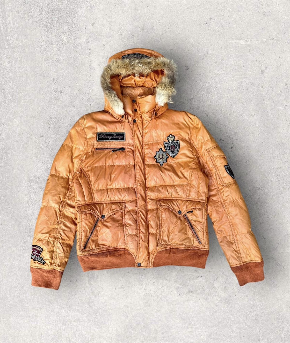 If Six Was Nine Vintage Nicole Club For Men Faux Fur Flame Hoodie Jacket Size US L / EU 52-54 / 3 - 1 Thumbnail