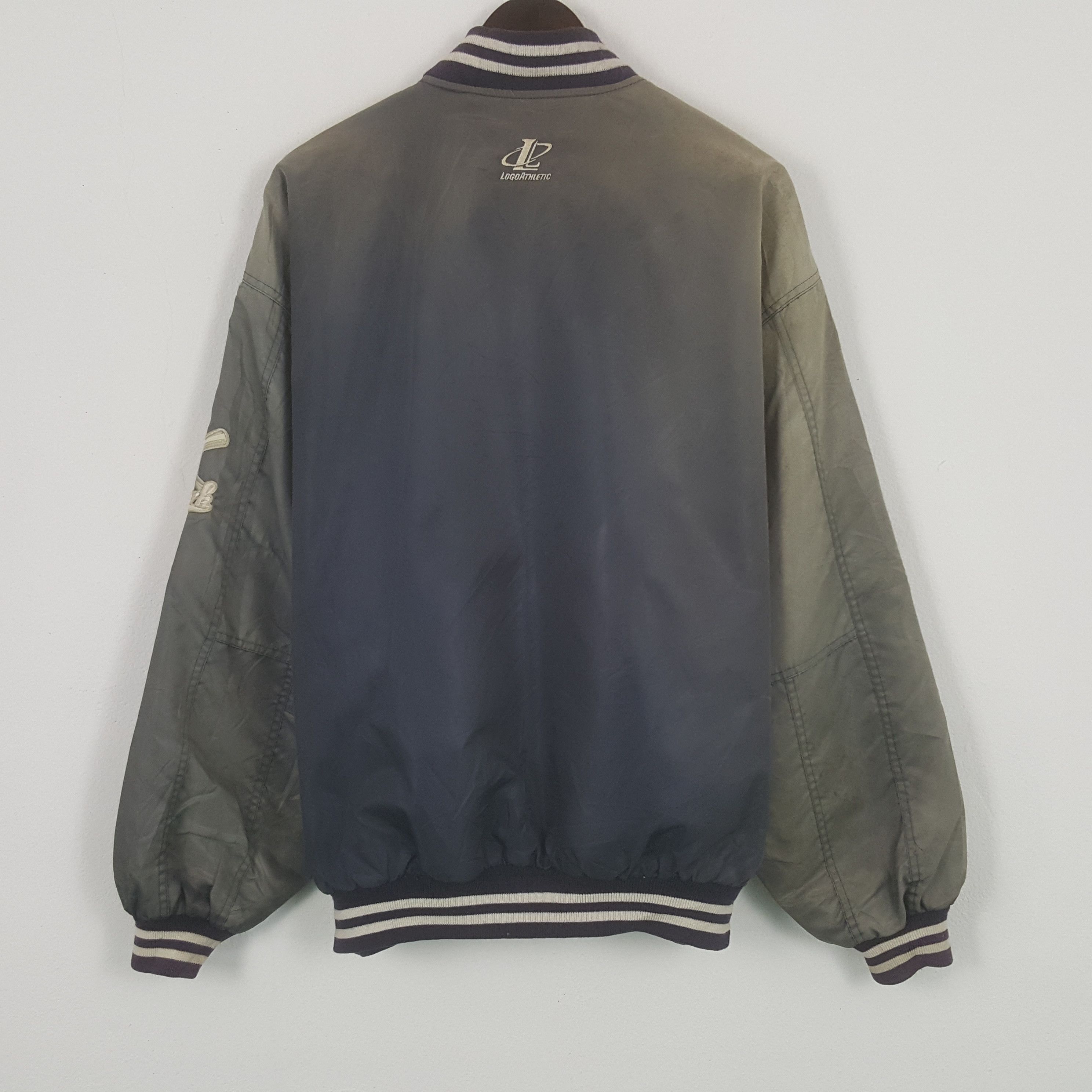 Logo Athletic Vintage Baseball New York Varsity Jacket Size US L / EU 52-54 / 3 - 3 Thumbnail
