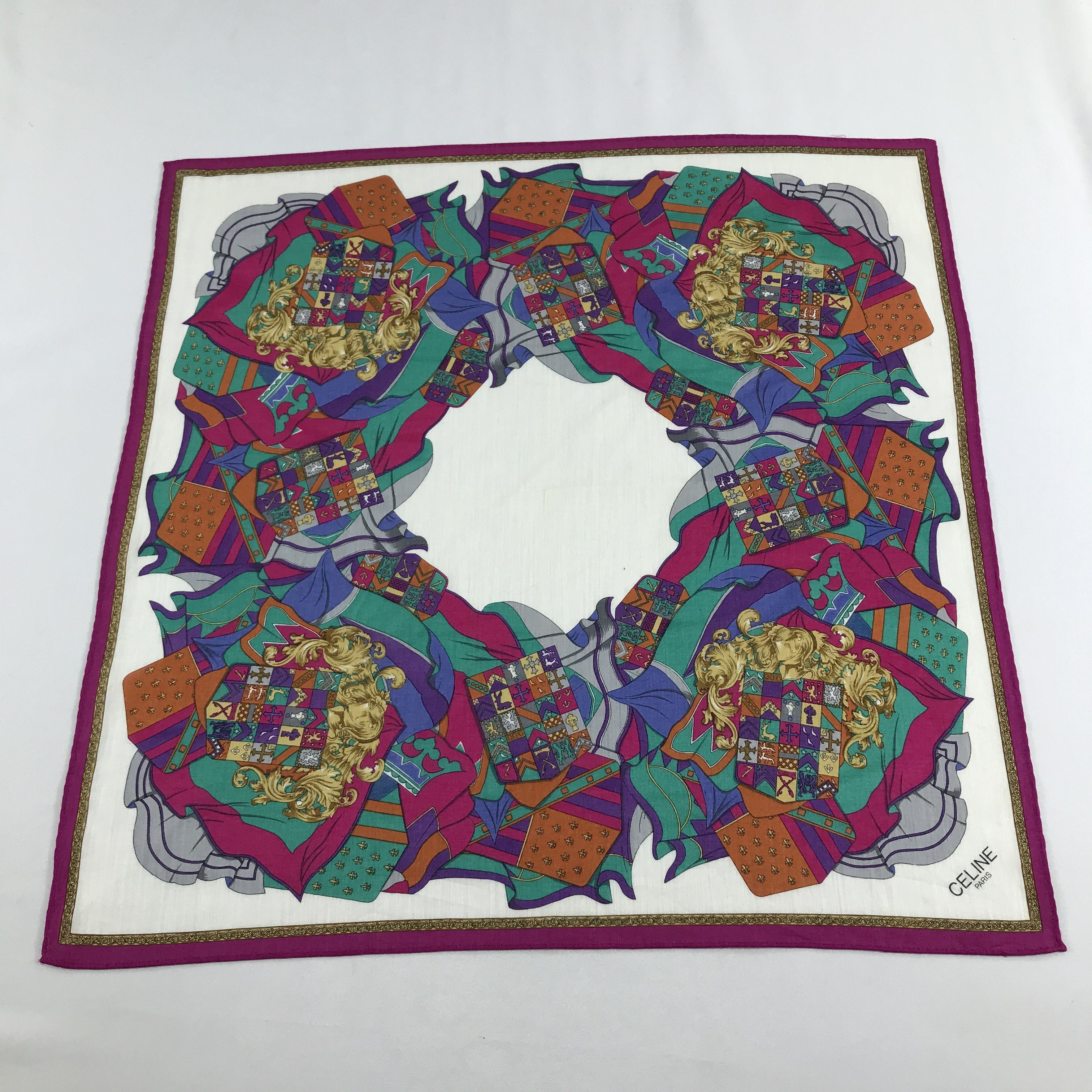 Celine Celine Handkerchief Neckerchief Bandana H788 Size ONE SIZE - 1 Thumbnail