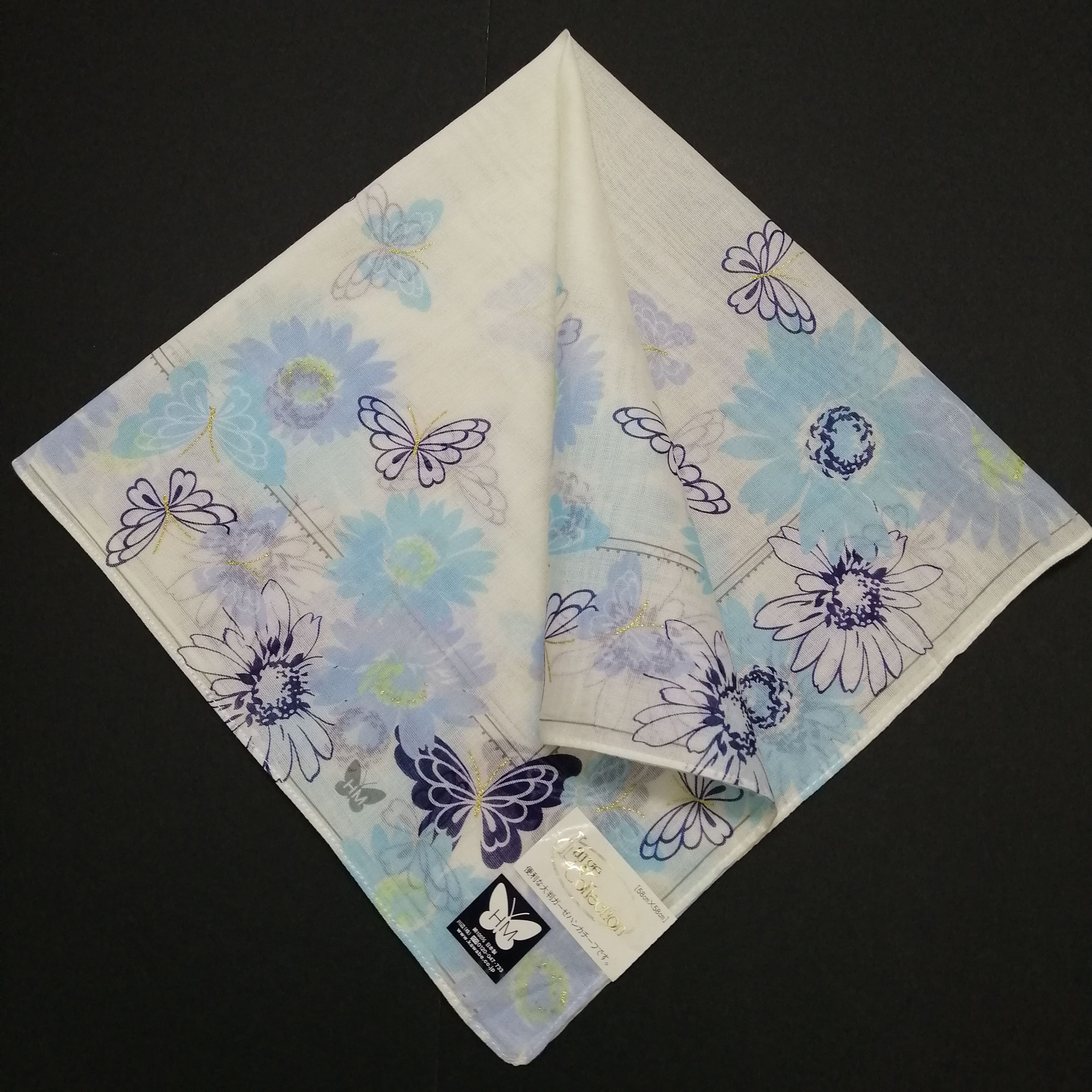 Hanae Mori Hanae Mori Handkerchief/Neckerchief/Bandana-KD2301 Size ONE SIZE - 1 Thumbnail