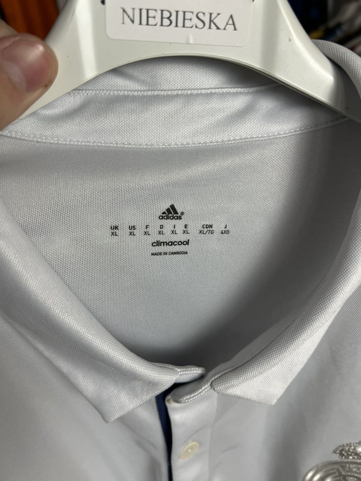 Adidas Soccer Jersey Adidas Real Madrid 2016/17 White Size US XL / EU 56 / 4 - 8 Thumbnail