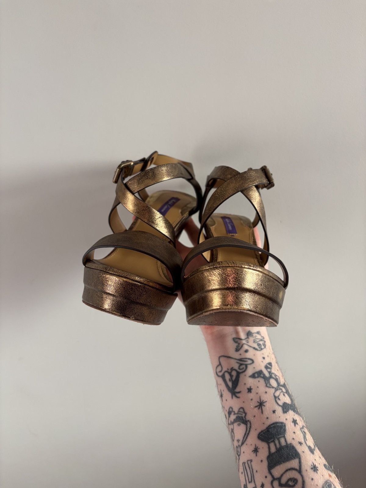 Ralph Lauren Purple Label Runway 2015 Platform Heels