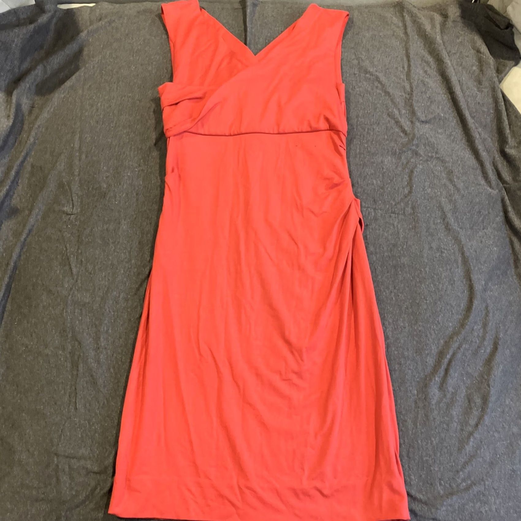 Diane von Furstenberg Diane Von Furstenberg Parker Jersey Dress - Coral - M - Draped Crossover Size M / US 6-8 / IT 42-44 - 6 Thumbnail