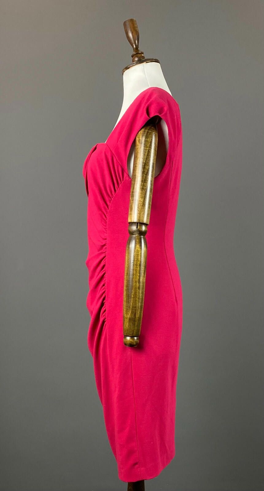 Designer Ladies L. K.Bennet Red Sleeveless A-Line Dress Size 10 Size L / US 10 / IT 46 - 4 Thumbnail