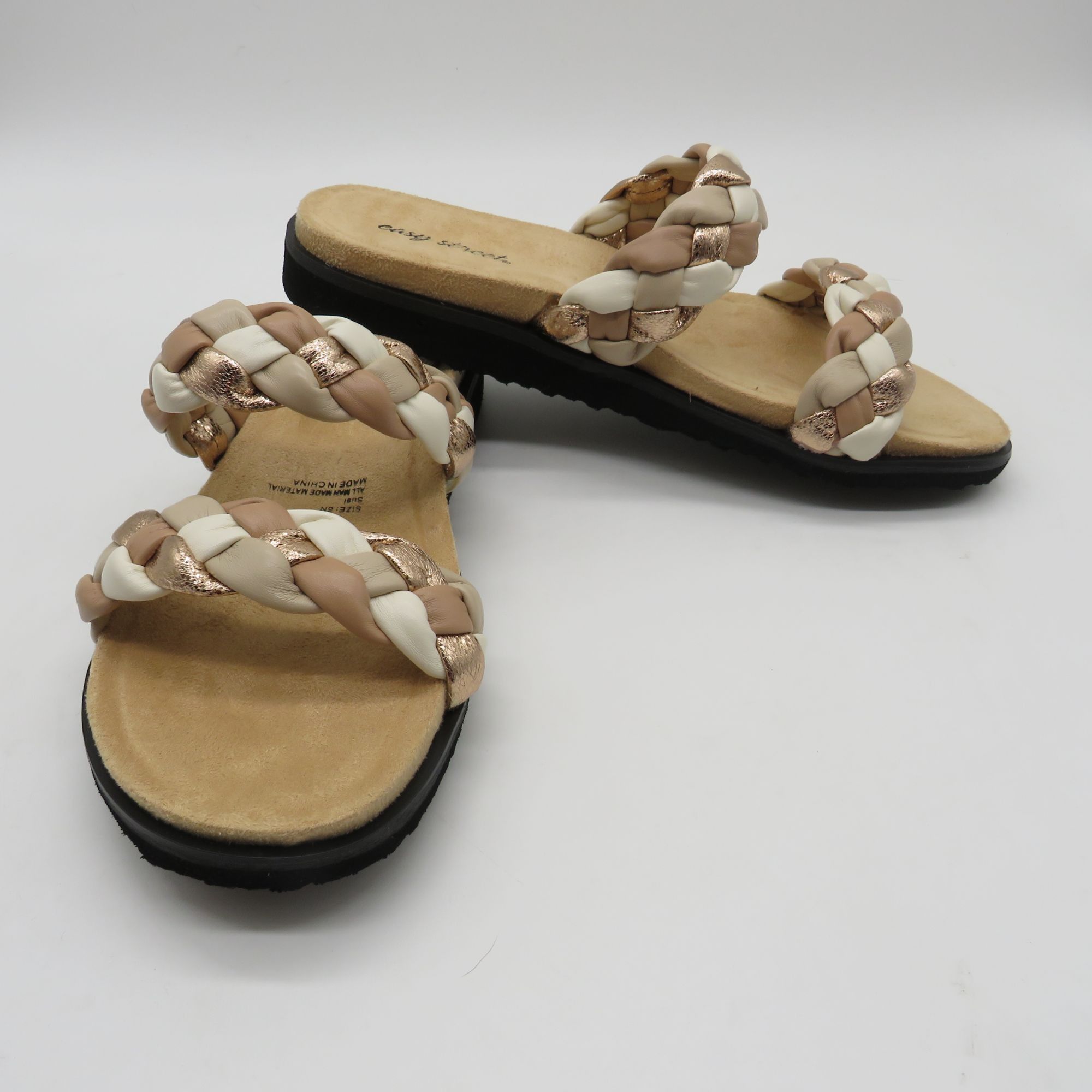 Other Easy Street Susi Womens Natural Woven Slide Sandals Size 6 N Size US 6 / IT 36 - 5 Thumbnail