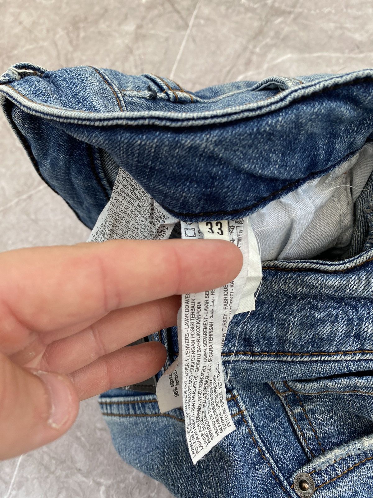 Dsquared2 Rare Dsquared2 Jeans Distressed Skinny Fit Made in Italy Size US 33 - 16 Thumbnail