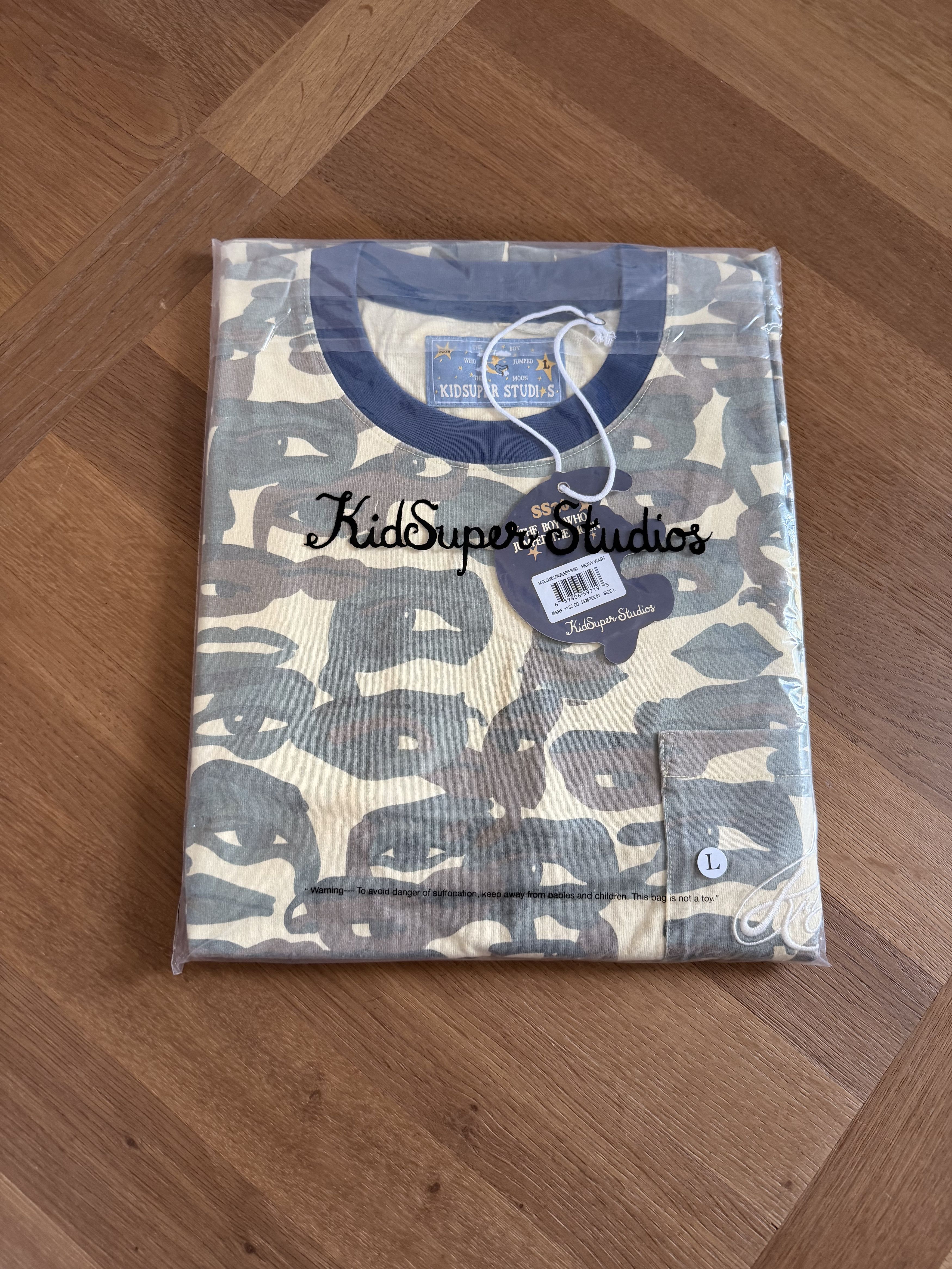 KidSuper KidSuper Studios Face Camo Longsleeve Shirt Size US L / EU 52-54 / 3 - 3 Thumbnail