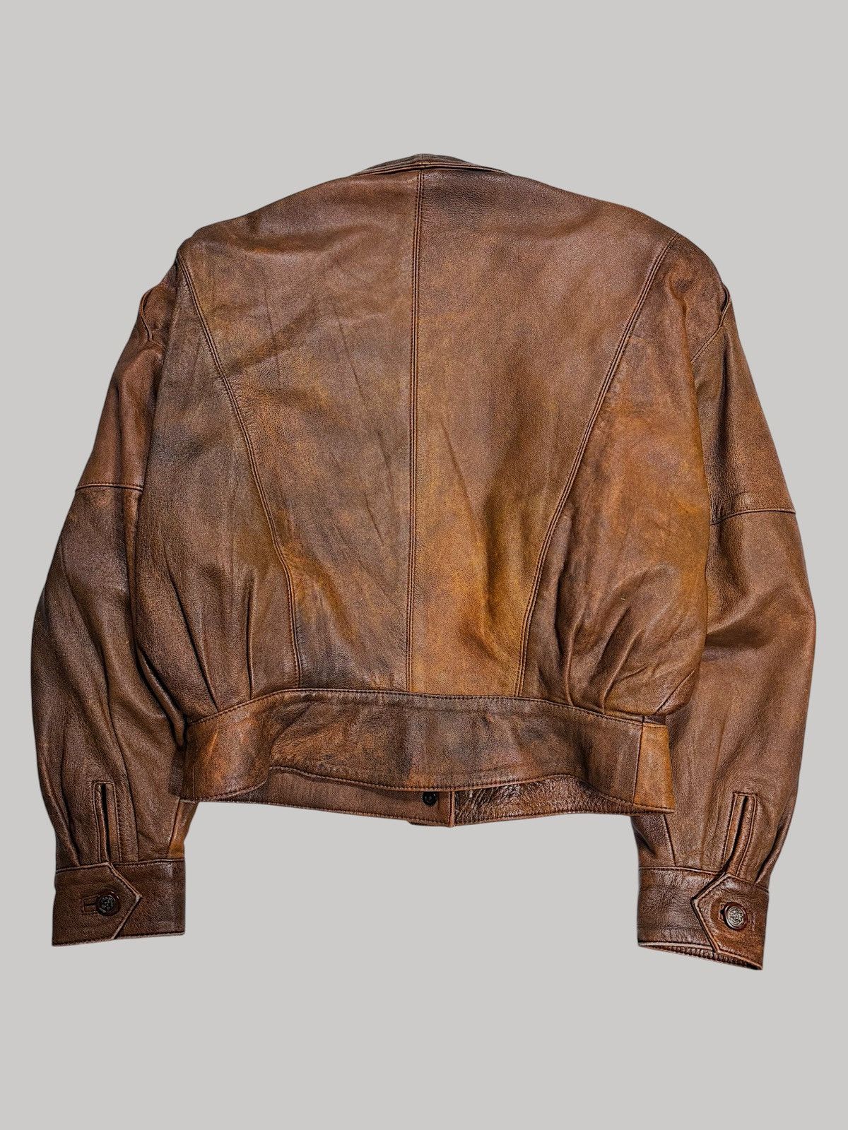 Vintage Vintage leather jacket Size US M / EU 48-50 / 2 - 2 Thumbnail