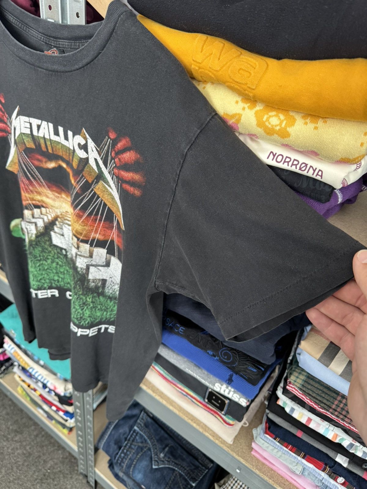 Metallica Vintage Metallica Master Of Puppets T-Shirt Single Stitch Size US L / EU 52-54 / 3 - 3 Thumbnail