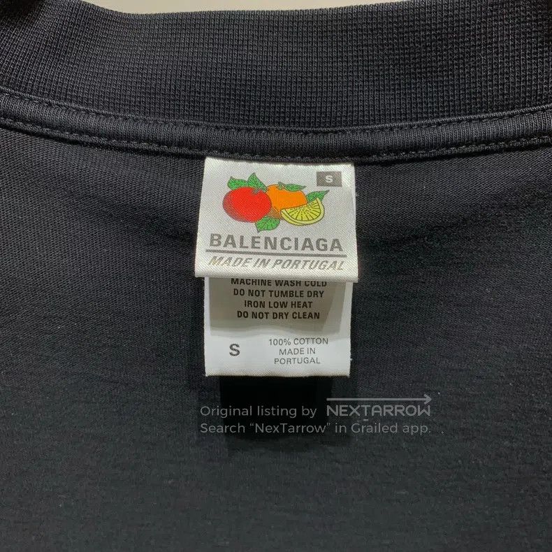 Balenciaga Balenciaga Embroidered Logo Short Sleeve Size US S / EU 44-46 / 1 - 6 Thumbnail