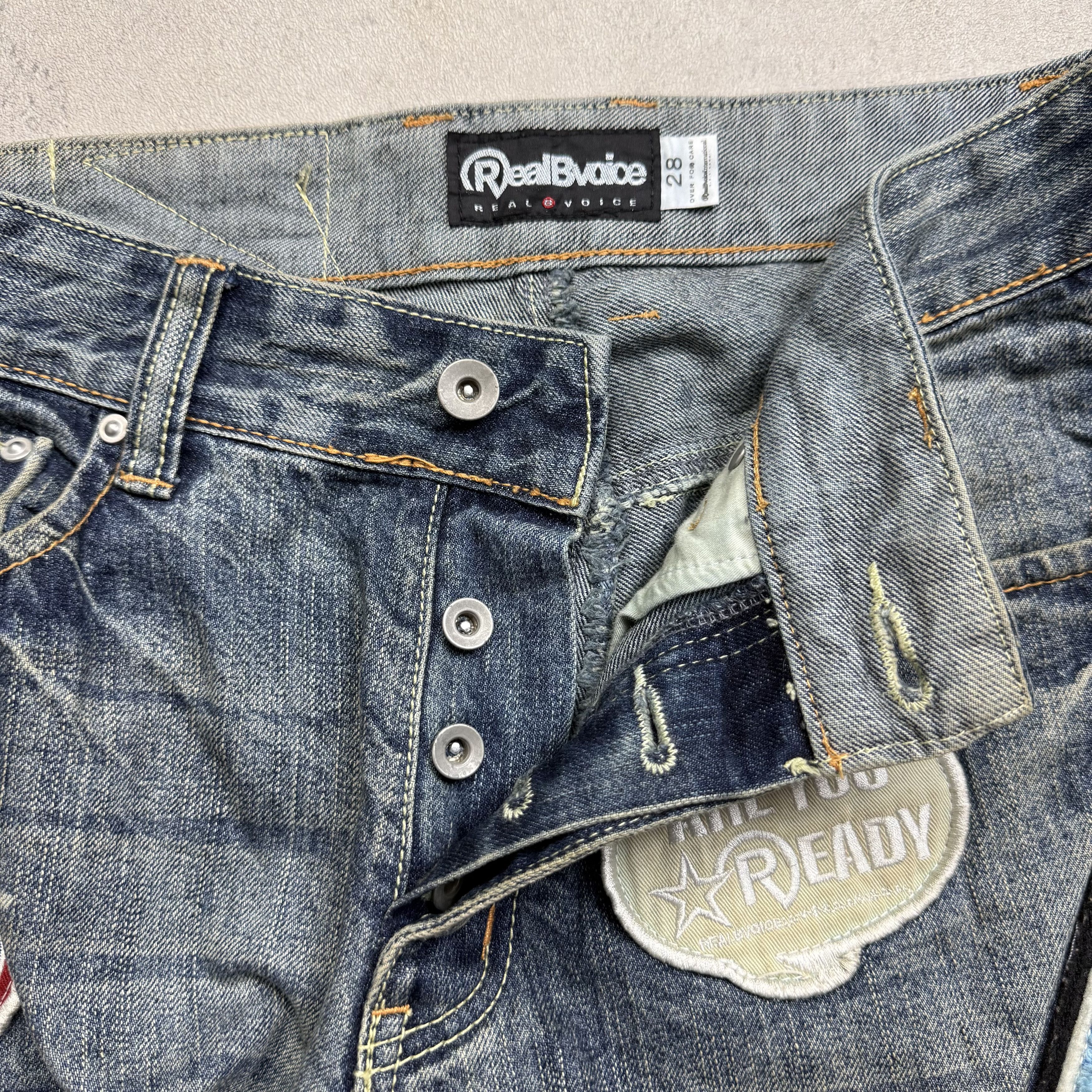 Vintage Real B Voice Patch Work Denim Size US 28 / EU 44 - 7 Thumbnail