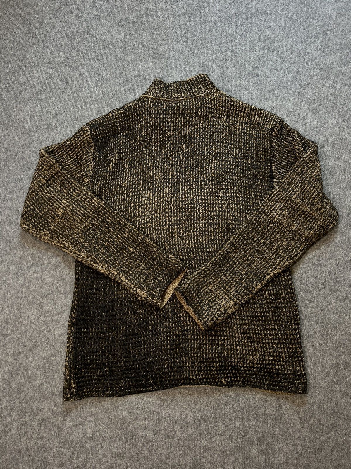 Issey Miyake VINTAGE ARCHIVE ISSEY MIYAKE JAPAN PAPER KNIT HAND MADE SWEA Size US XL / EU 56 / 4 - 13 Thumbnail
