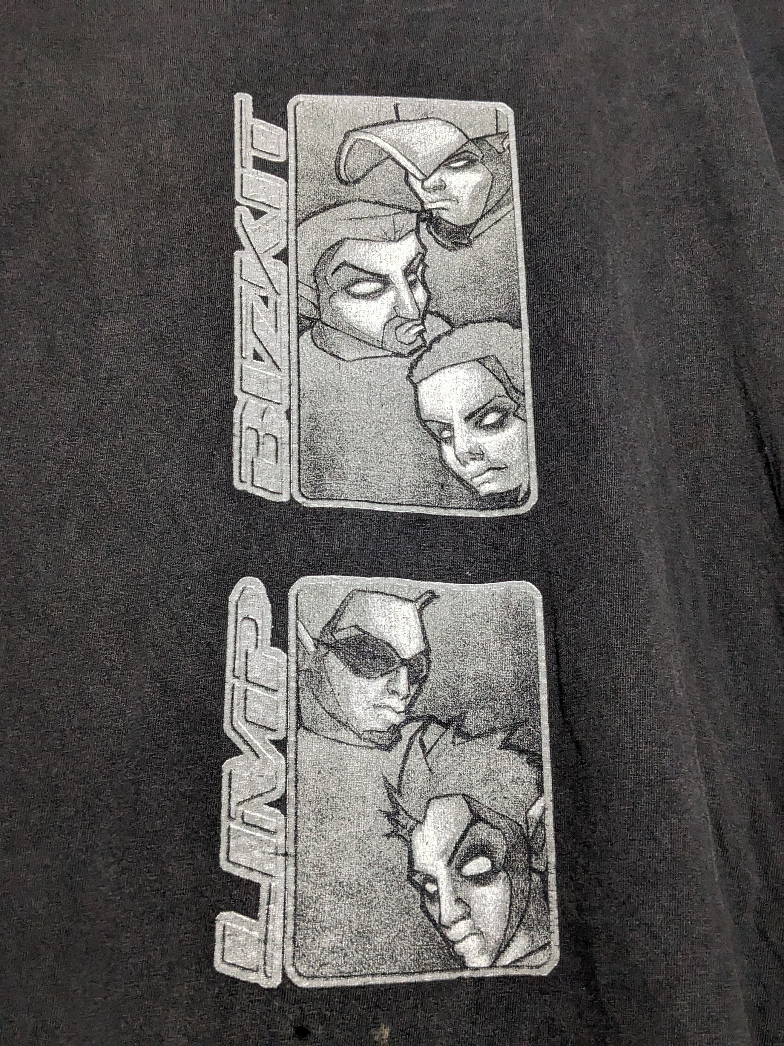 Band Tees × Giant × Vintage Vintage late 90s Limp Bizkit Band Giant Tag Distressed Shirt Size US L / EU 52-54 / 3 - 3 Thumbnail
