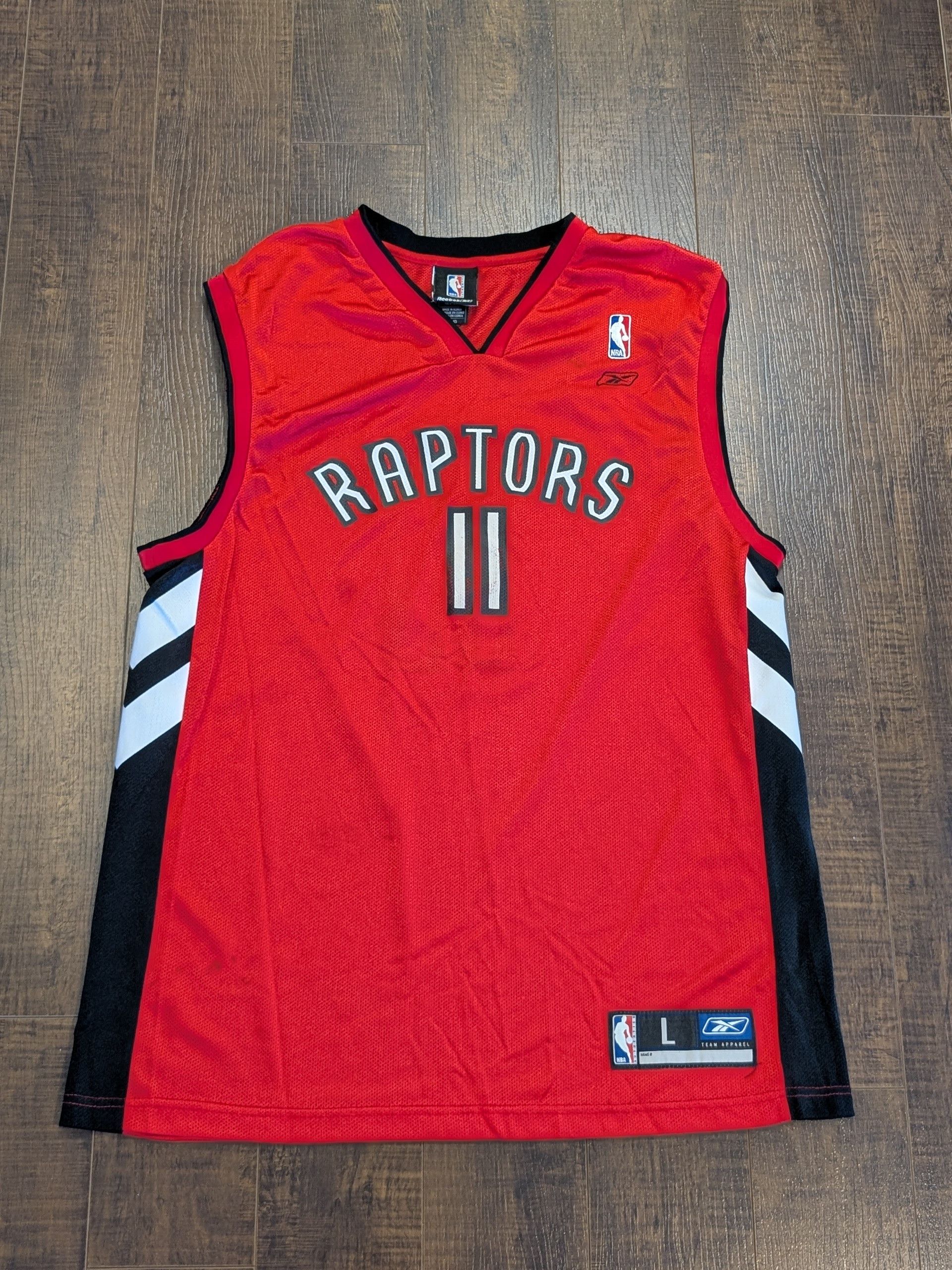 Reebok Y2K Toronto Raptors TJ Ford Reebok Jersey - Size L Size US L / EU 52-54 / 3 - 1 Thumbnail