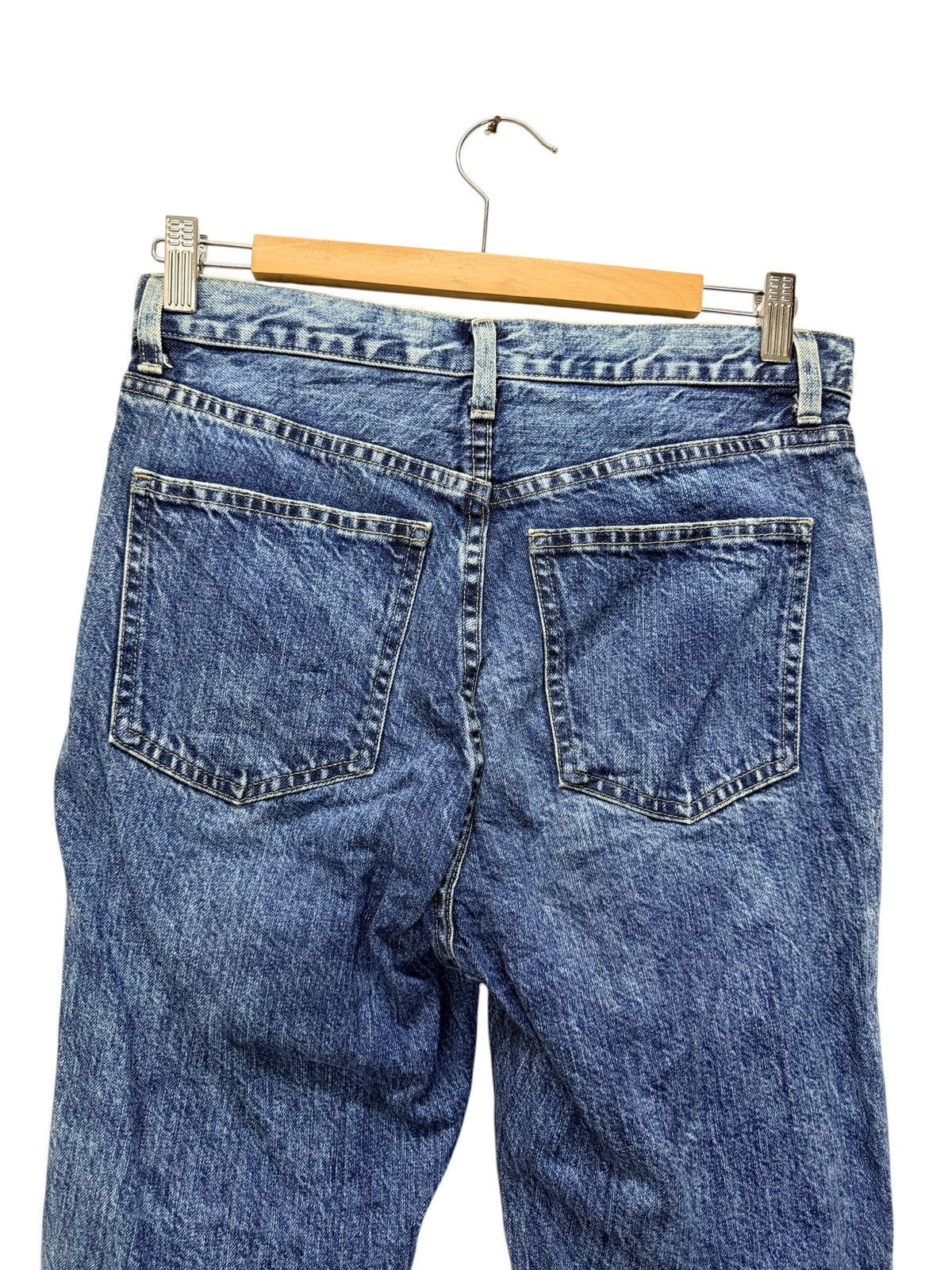 Japanese Brand Vintage Uniqlo Jeans Distressed Acid-wash Denim Pants Size US 30 / EU 46 - 5 Thumbnail