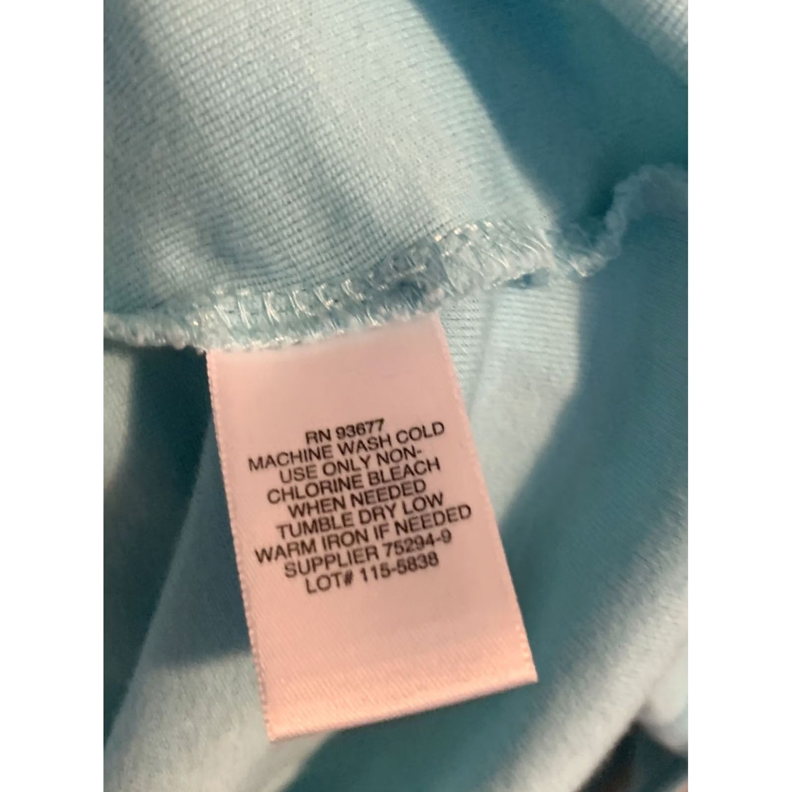 Liz Claiborne Liz Claiborne T-Shirt Long Sleeve Blue Womens M Size M / US 6-8 / IT 42-44 - 7 Thumbnail