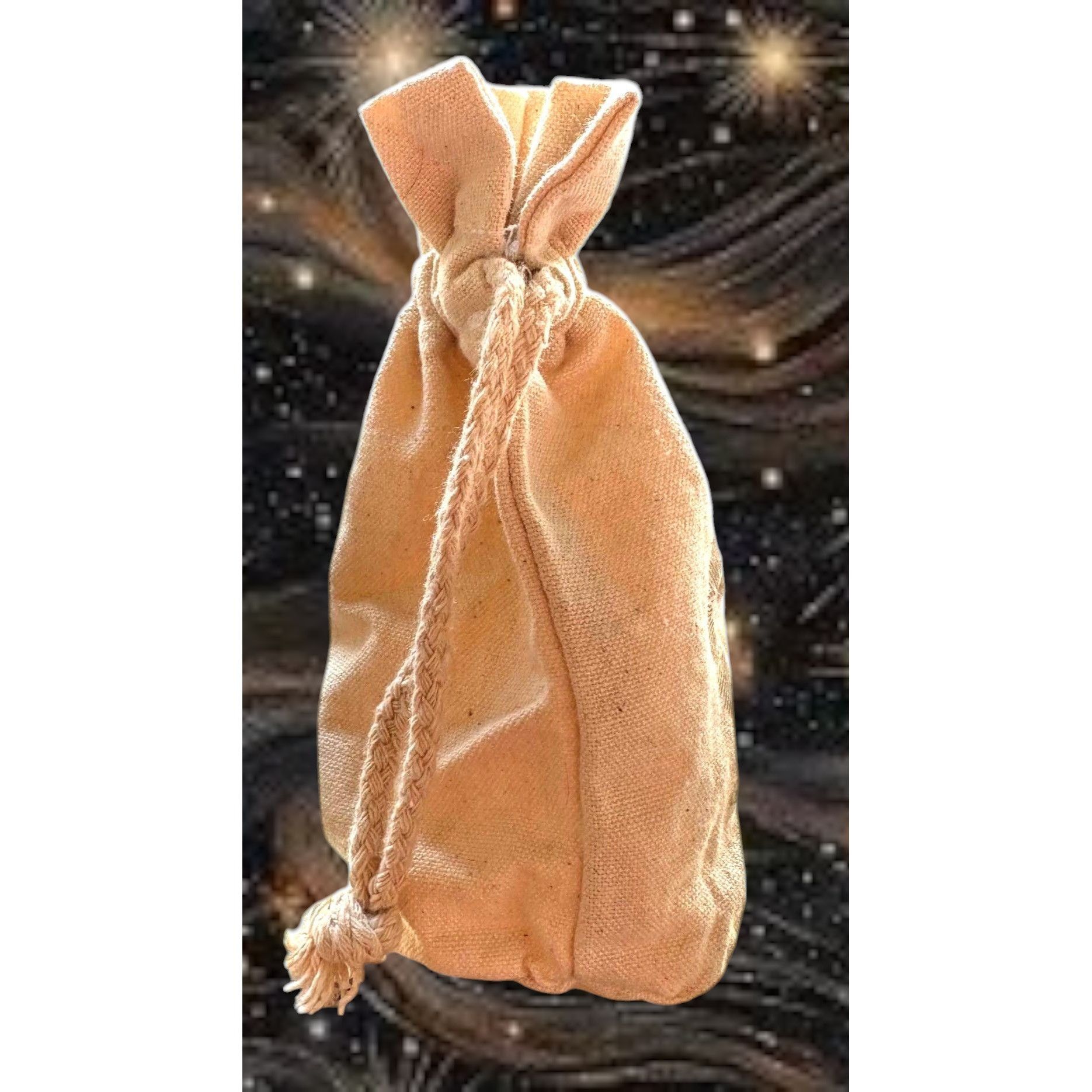 Vintage Drawstring Jewelry Pouch Good Mojo Co Sun Face Crystals Stas Size ONE SIZE - 8 Thumbnail