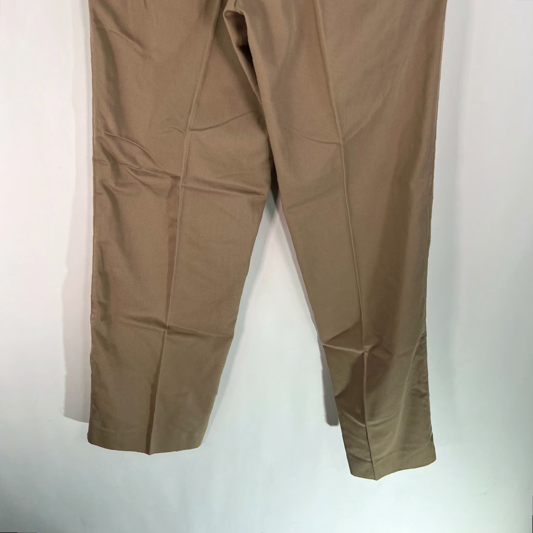 Etienne Aigner Etienne Aigner Mens Flat Front Straight Leg Formal Tan Dress Pants Size 34 Long Size US 34 / EU 50 - 5 Thumbnail