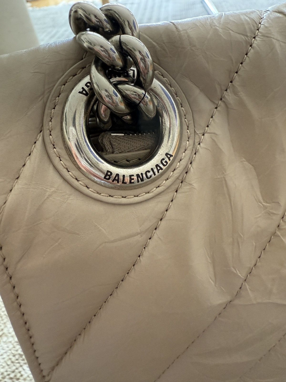 Balenciaga Balenciaga Crush Chain Bag Large Size ONE SIZE - 4 Thumbnail