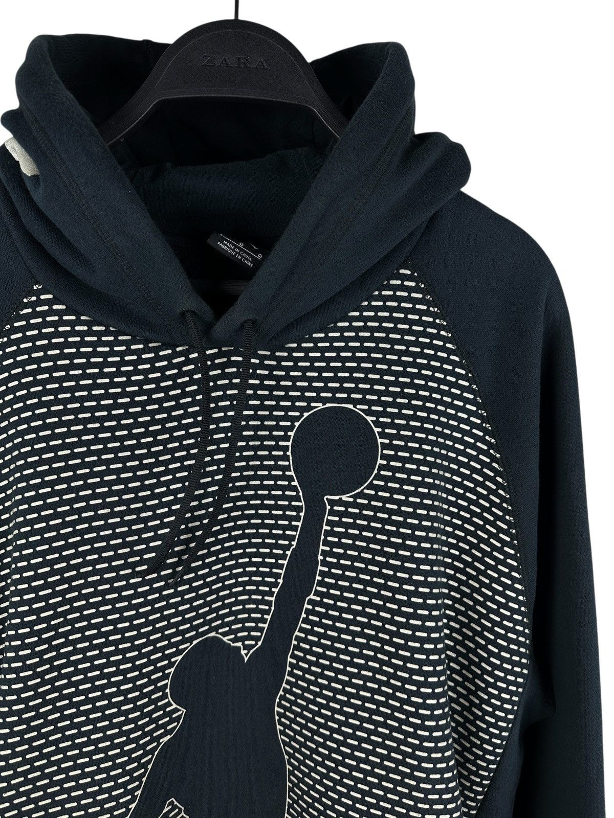 Jordan Brand Vintage Nike Air Jordan 23 Hoodie Jumpman Reflective Logo Size US L / EU 52-54 / 3 - 3 Thumbnail