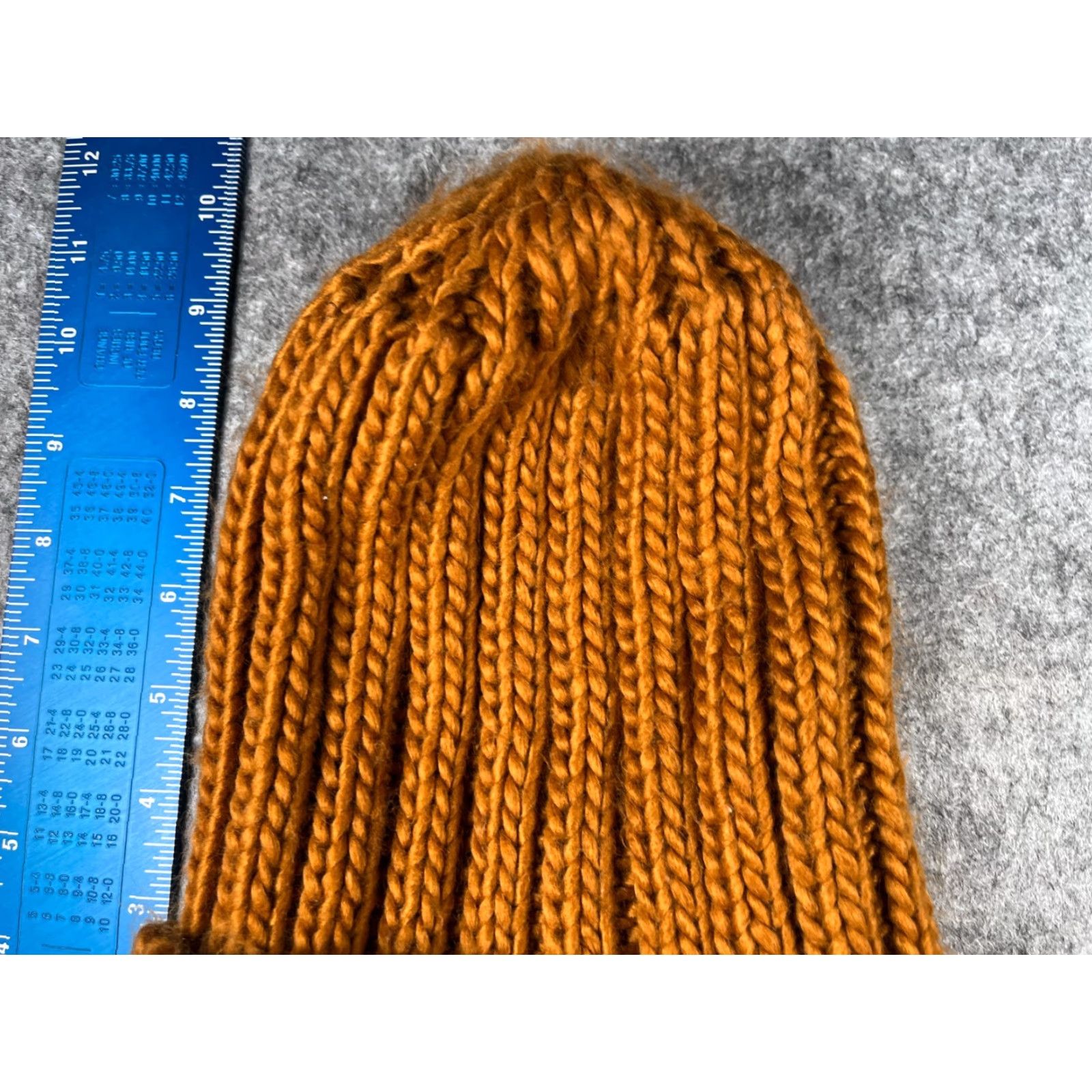 Forever 21 FOREVER 21 Beanie Women One Size Brown Orange Knit Acrylic Ski Womens Size ONE SIZE - 3 Thumbnail