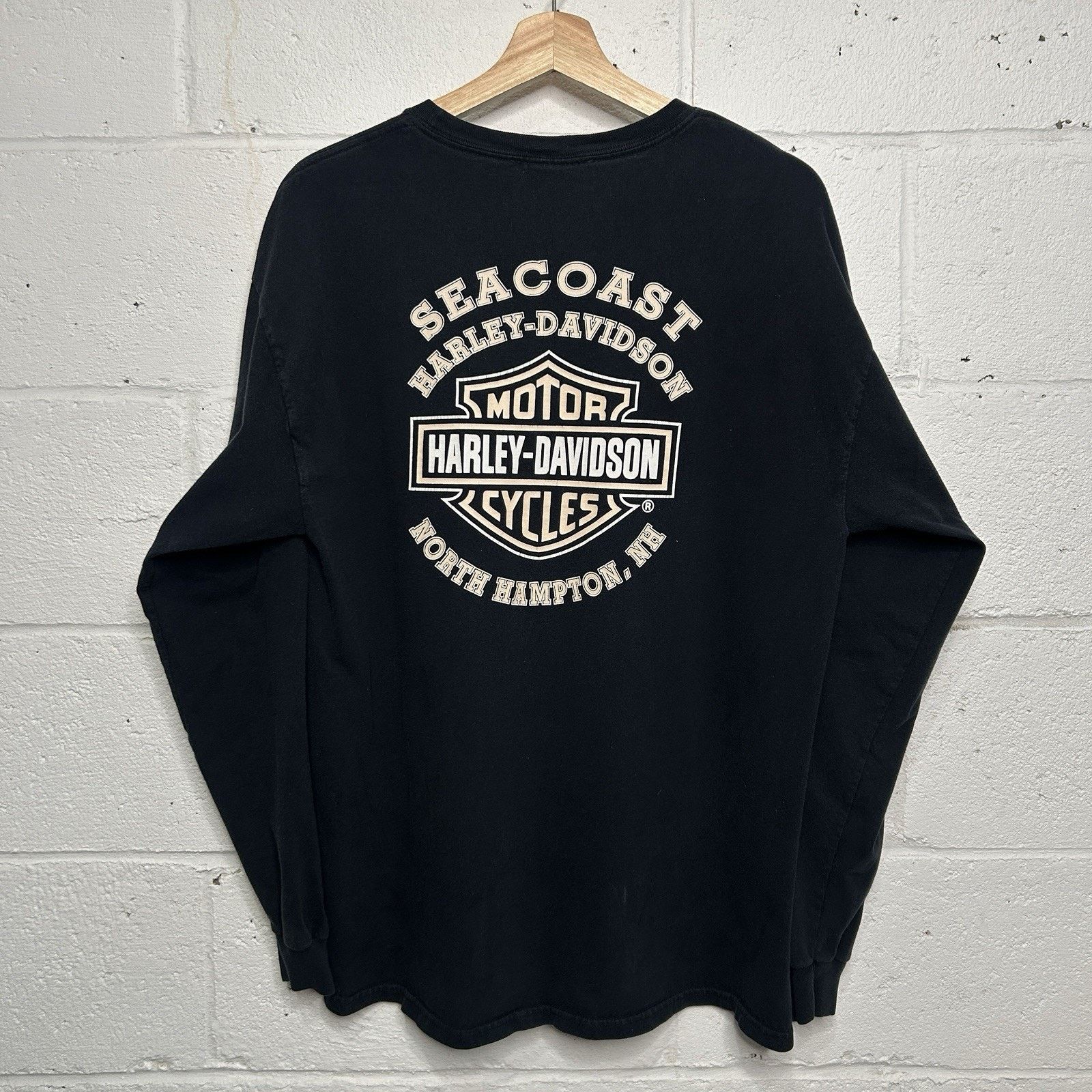 Harley Davidson Vintage Harley Davidson Flames Long Sleeve “Green Black” Size US L / EU 52-54 / 3 - 2 Thumbnail