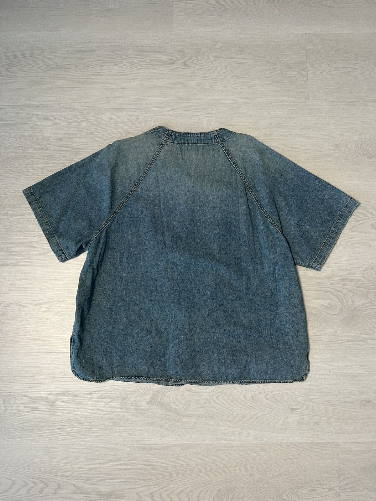 Rhude Rhude Denim Baseball Button Up Size US XL / EU 56 / 4 - 4 Thumbnail