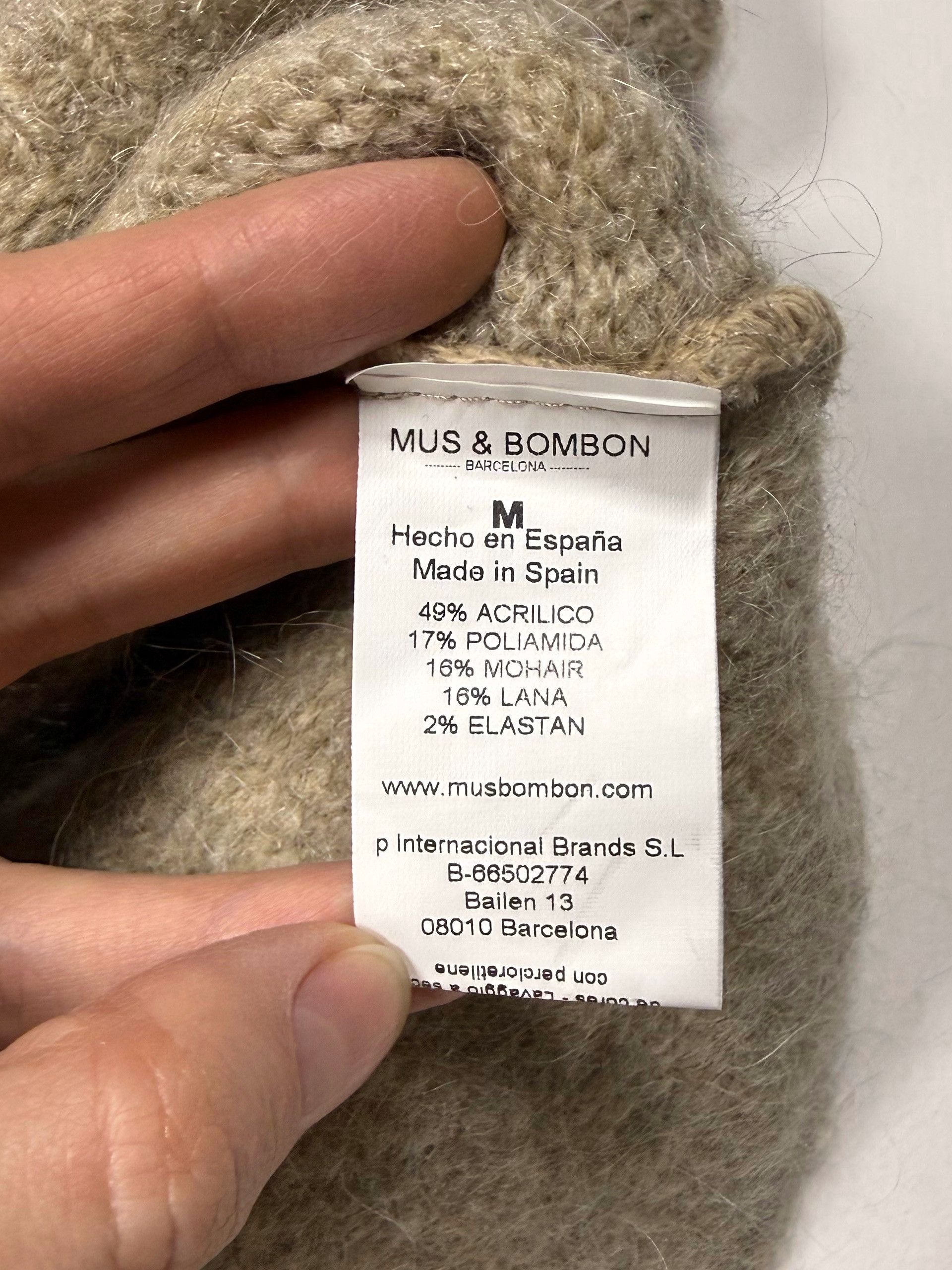 Other Mus & Bombon Wool & Mohair Sweater (M) Size M / US 6-8 / IT 42-44 - 3 Thumbnail