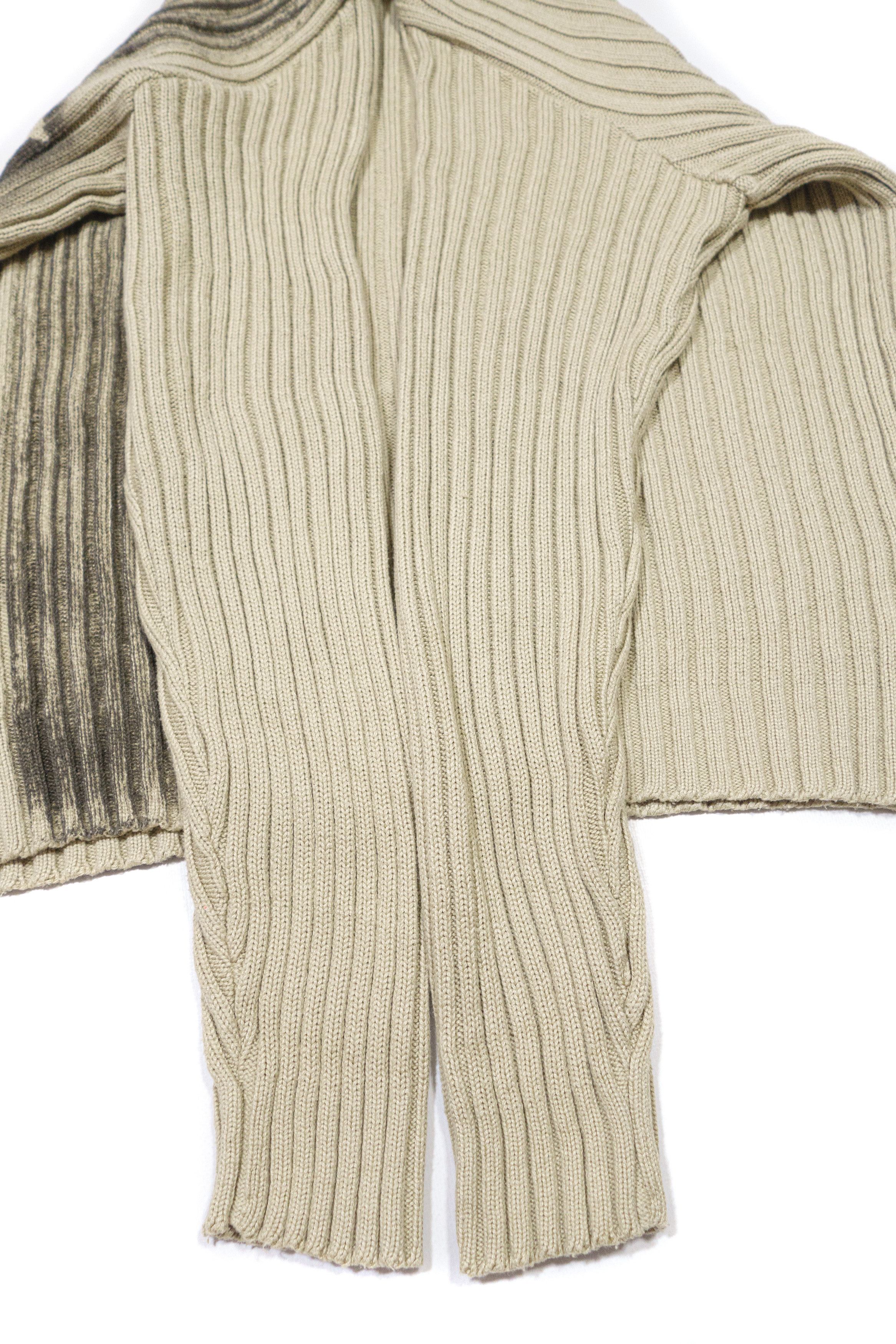 Vintage 00S Logo Textured Ribbed Knit Size US L / EU 52-54 / 3 - 6 Thumbnail