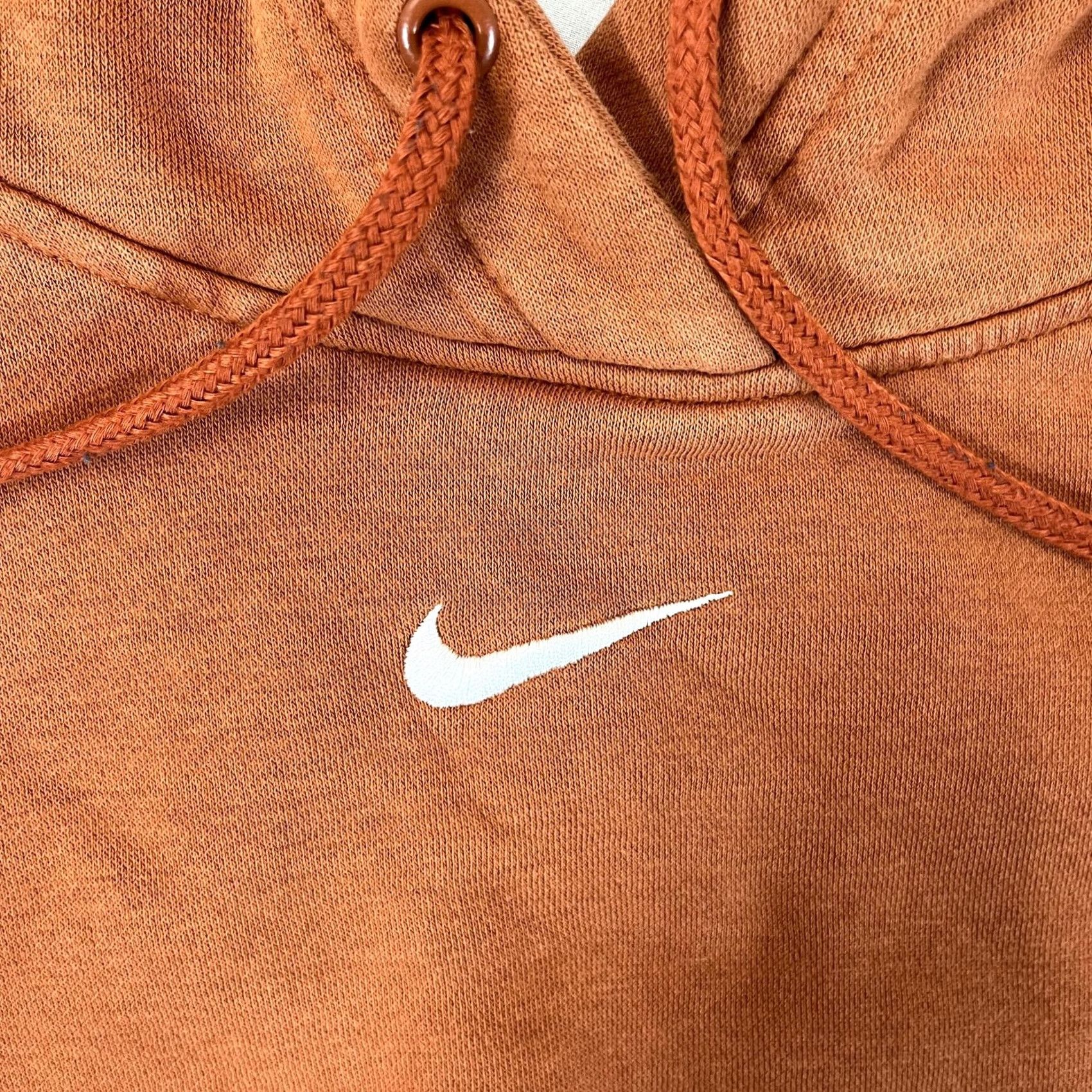 Nike Nike Hoodie Mens XS Orange Pullover Hooded Sweatshirt Casual Swoosh Size US XS / EU 42 / 0 - 3 Thumbnail