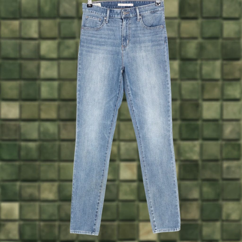 Levi's LEVI’S 721 PREMIUM HIGH RISE SKINNY Jeans Women Size W28 L30 Big E Stretch Size 28" / US 6 / IT 42 - 1 Thumbnail