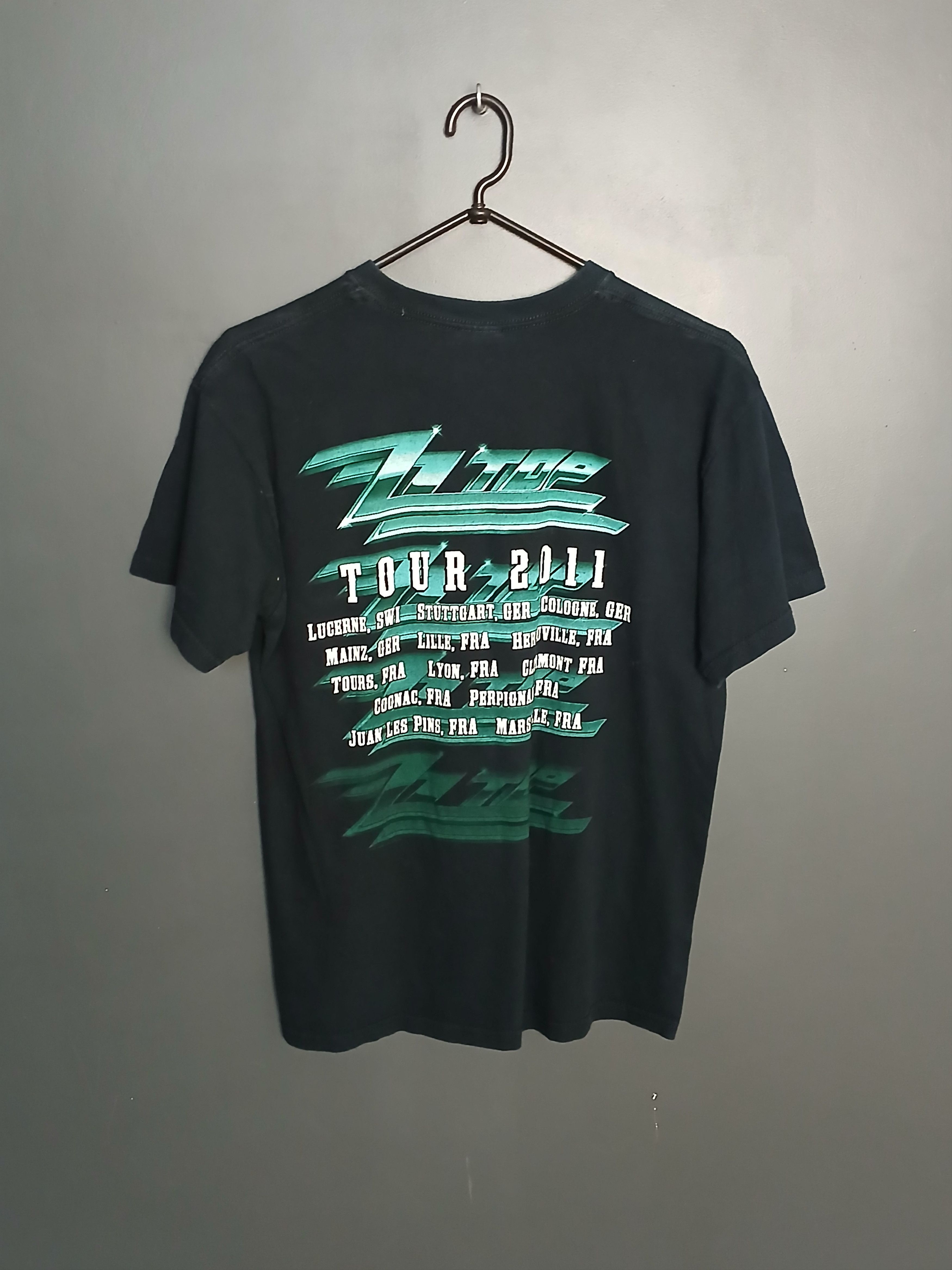 Band Tees 2011 Zz Top Tour T-Shirt Size US M / EU 48-50 / 2 - 2 Thumbnail