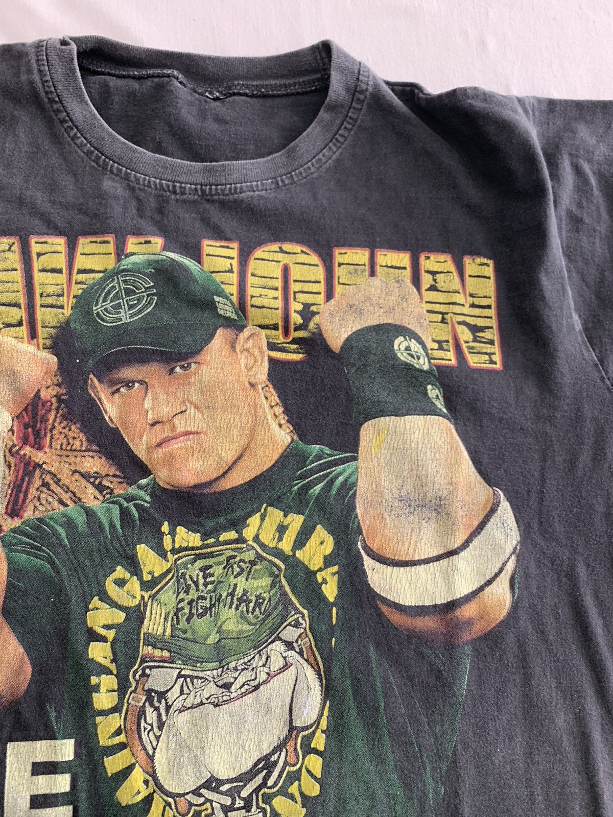 Vintage Vintage John Cena Wwe WWF Y2k Tee Raw Smackdown Faces Size US S / EU 44-46 / 1 - 17 Thumbnail