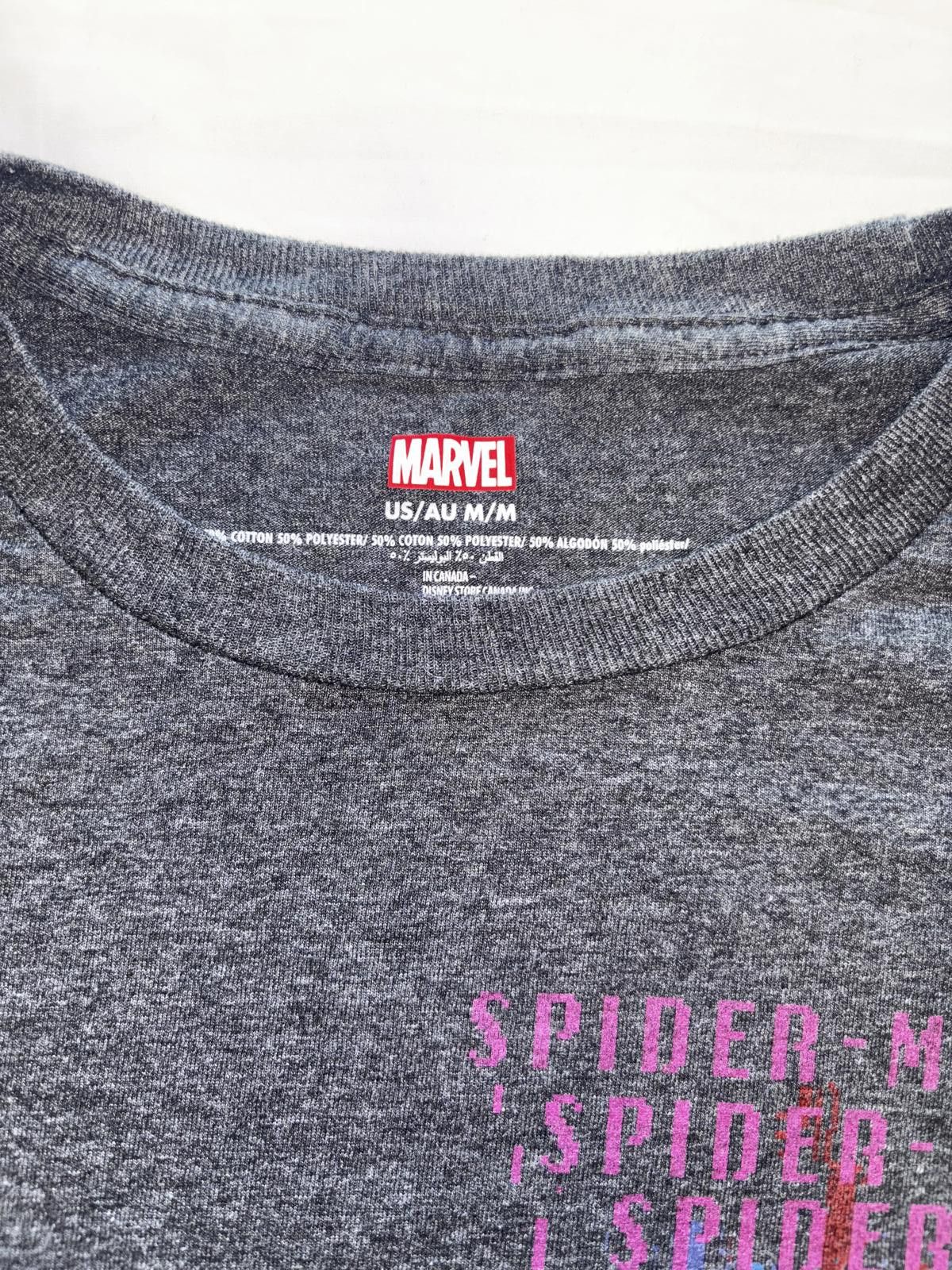Marvel Comics Vintage Marvel Spider-Man Graphic Tee - Gray Size US M / EU 48-50 / 2 - 3 Thumbnail