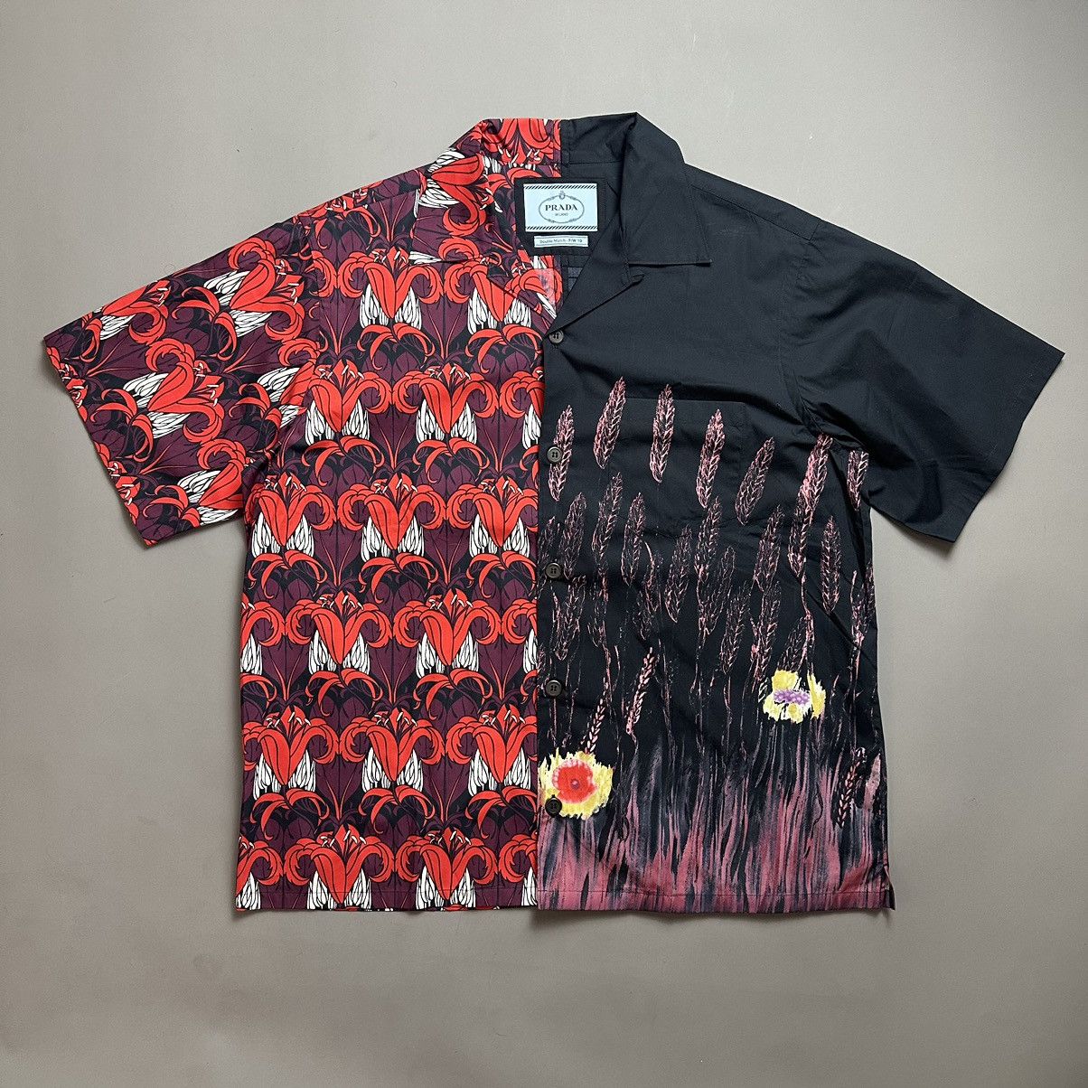 Prada Prada F/W 19 Double Match Summer shirt | Grailed