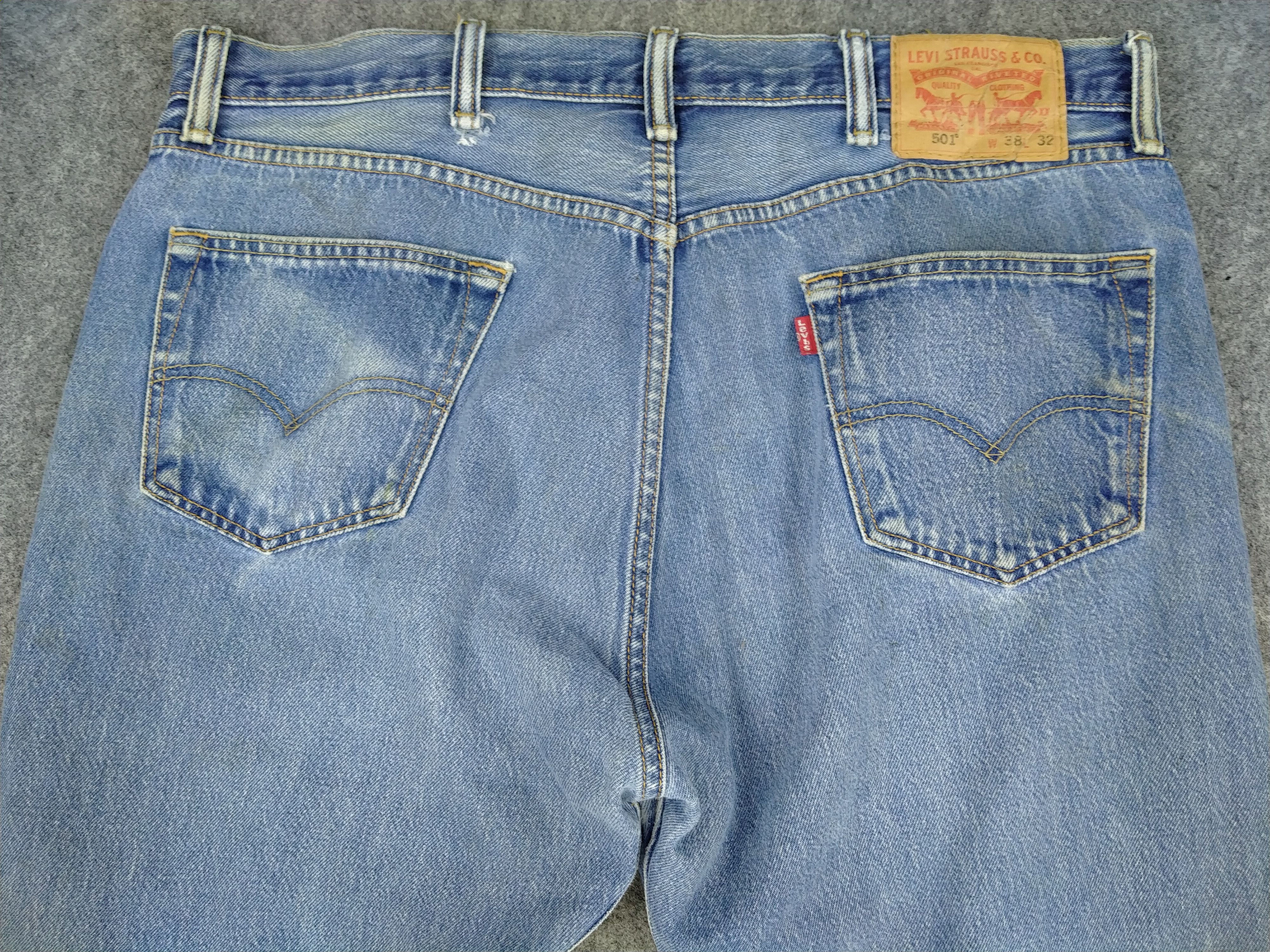 Levi's Faded Blue Vintage Levi's 501 Denim 38 x 29 -JN572 Size US 38 / EU 54 - 4 Thumbnail